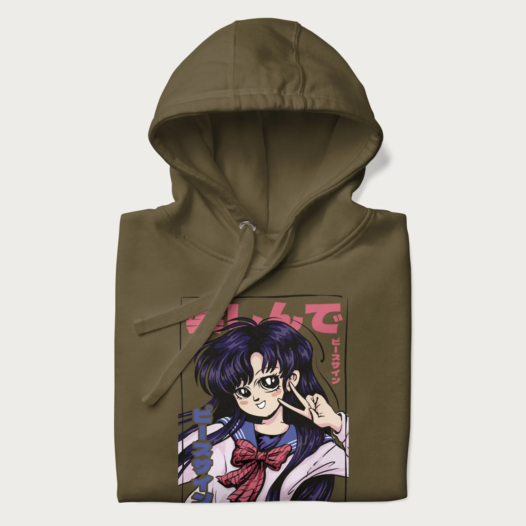 Kawaii Japanese Anime Girl Hoodie - Image 17