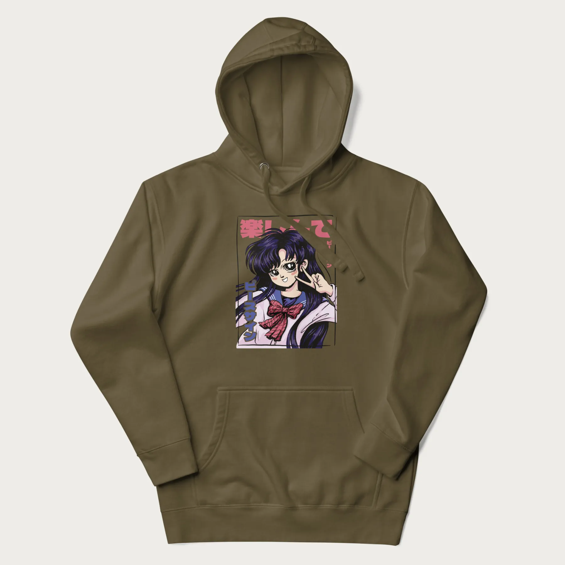 Kawaii Japanese Anime Girl Hoodie - Image 18