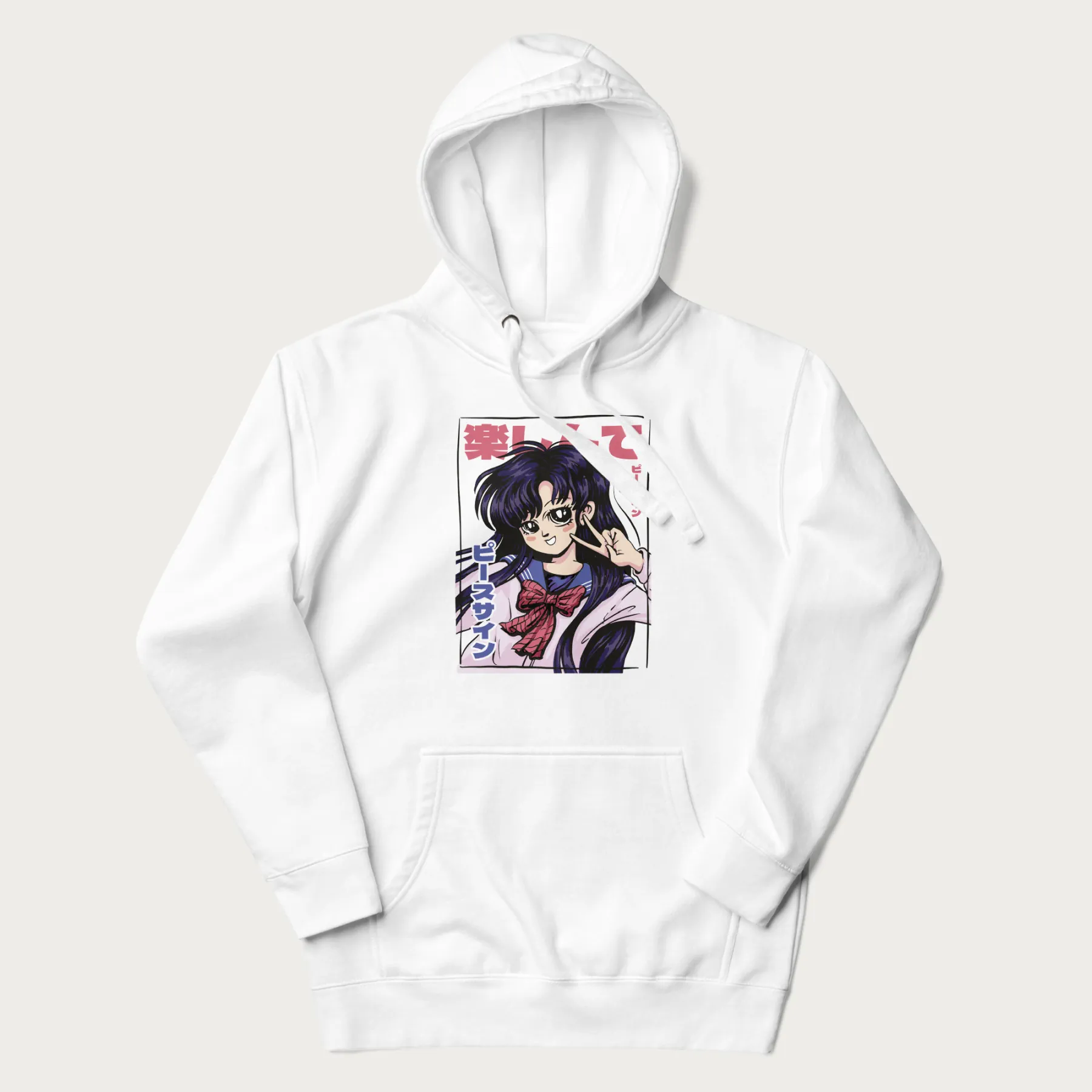 Kawaii Japanese Anime Girl Hoodie - Image 24