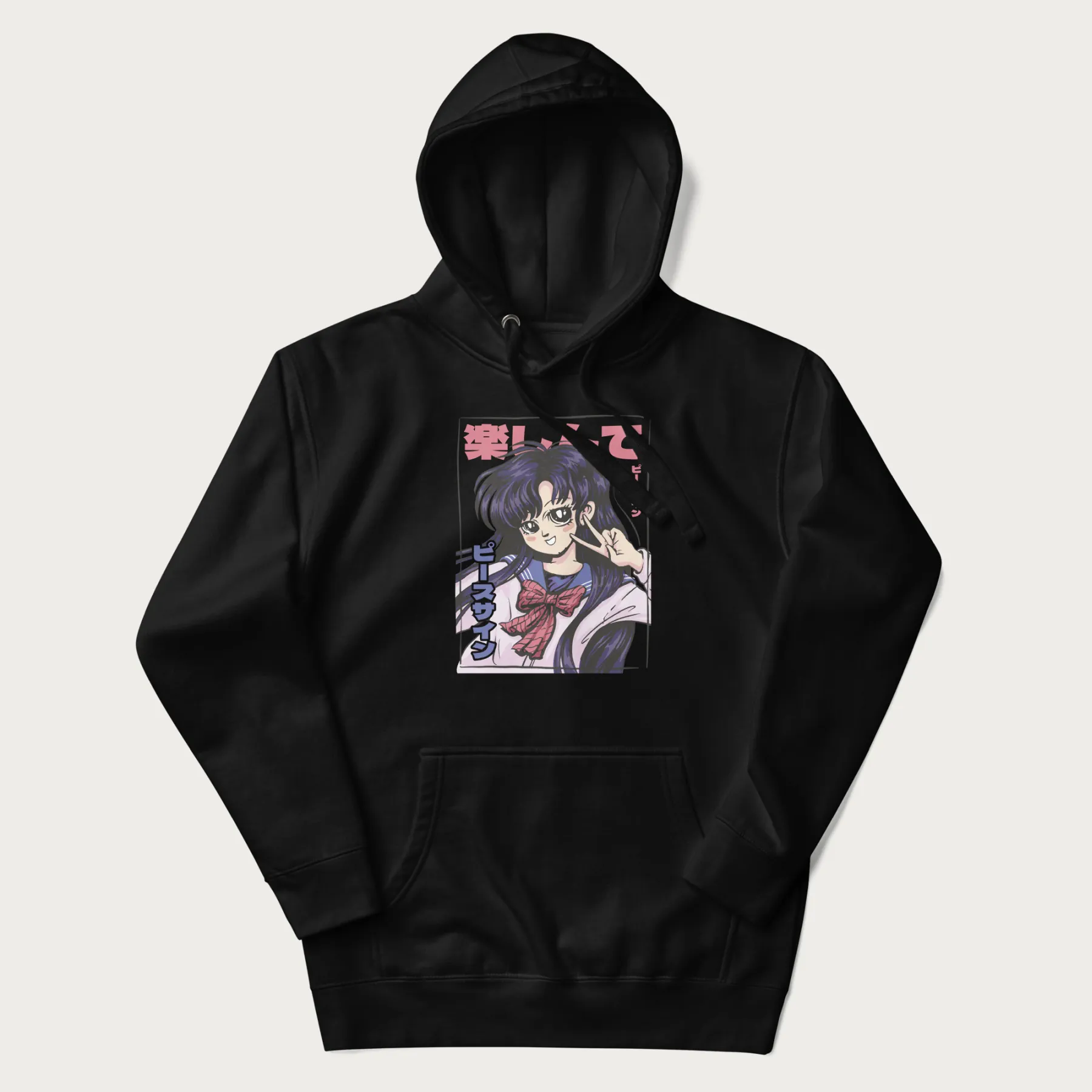 Kawaii Japanese Anime Girl Hoodie - Image 4