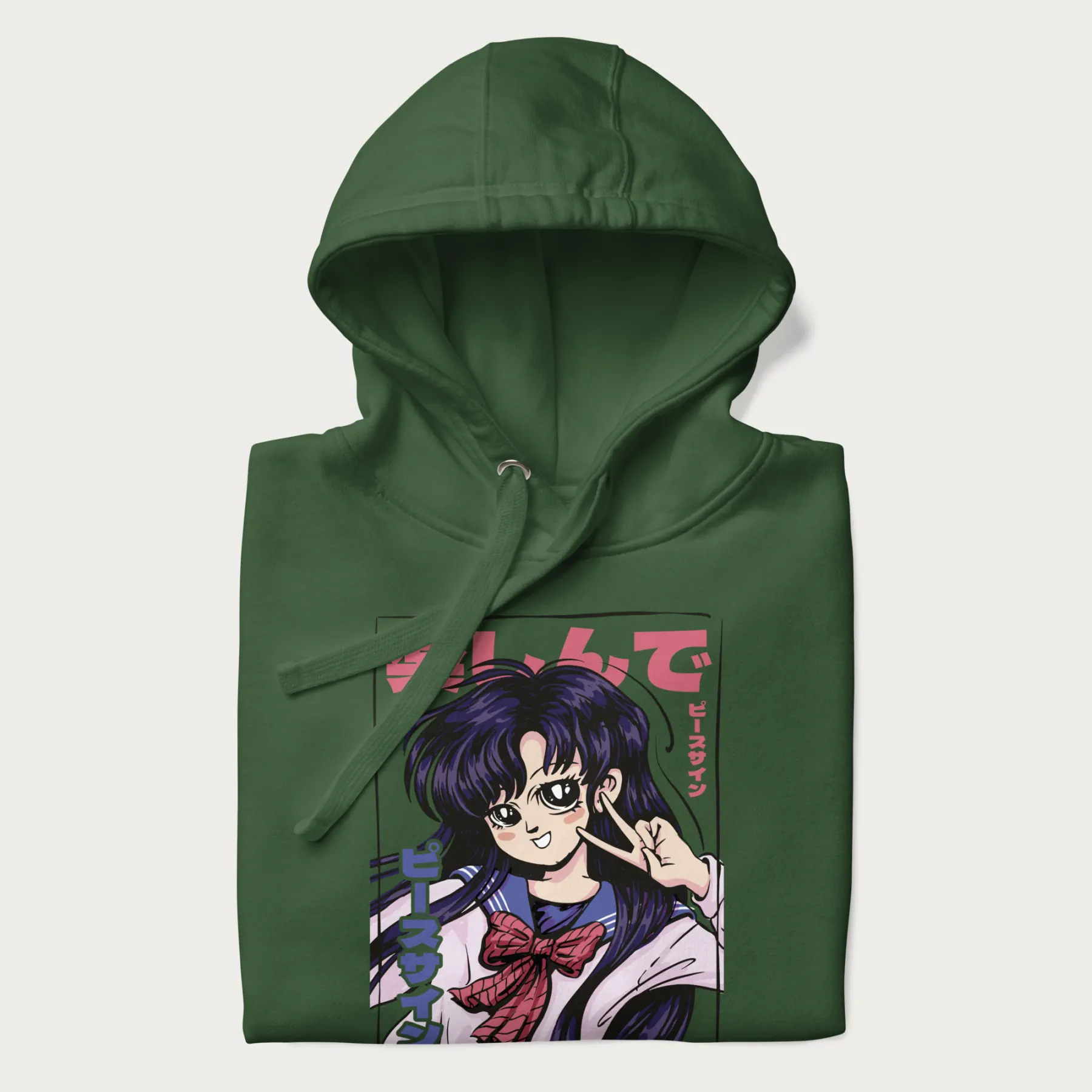 Kawaii Japanese Anime Girl Hoodie - Image 7