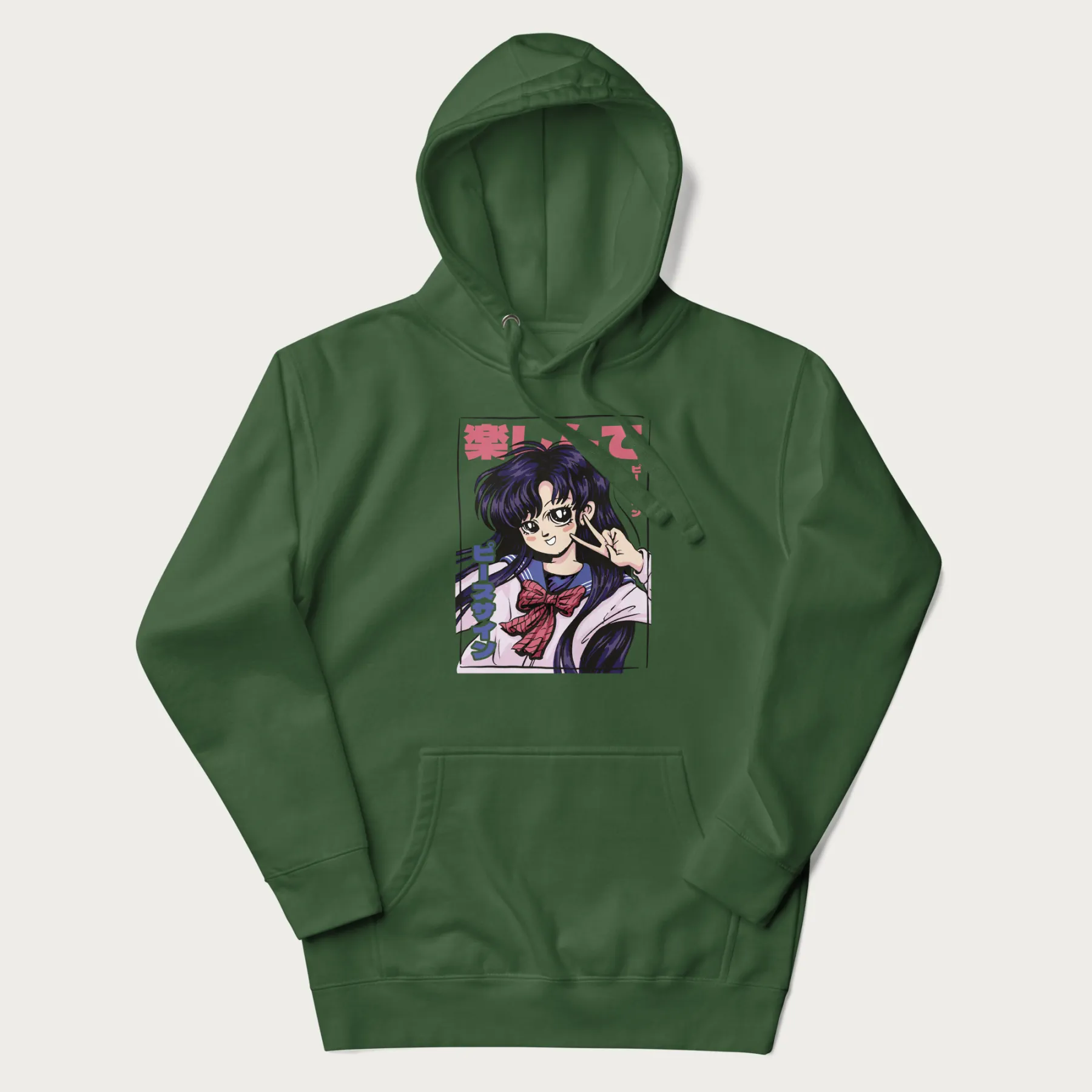 Kawaii Japanese Anime Girl Hoodie - Image 8