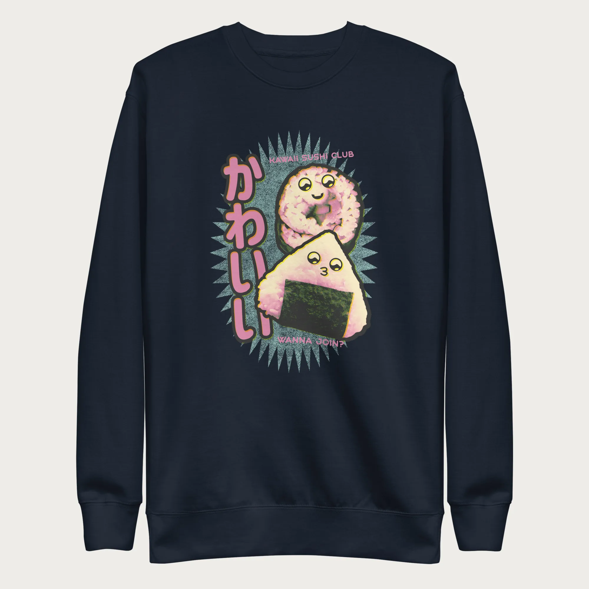 Kawaii Sushi Club Japanese Sweatshirt - Image 12
