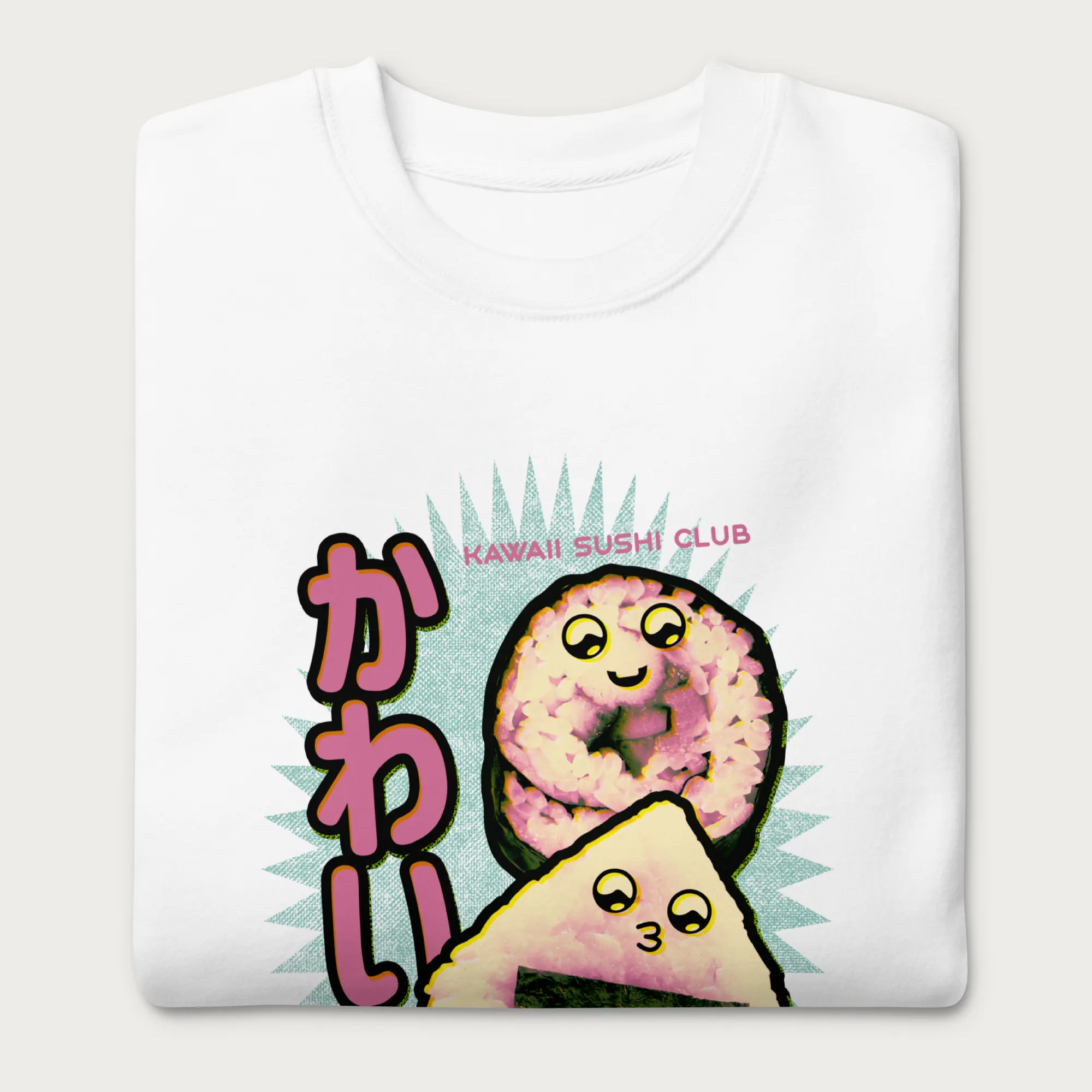 Kawaii Sushi Club Japanese Sweatshirt - Image 15
