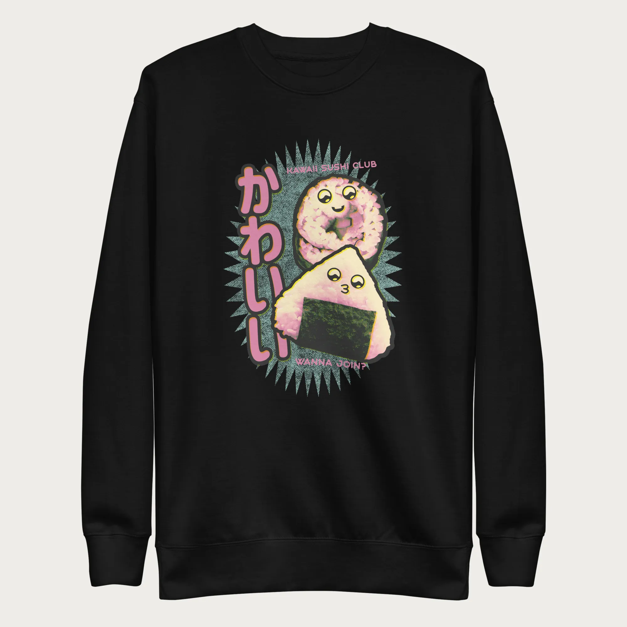 Kawaii Sushi Club Japanese Sweatshirt - Image 4
