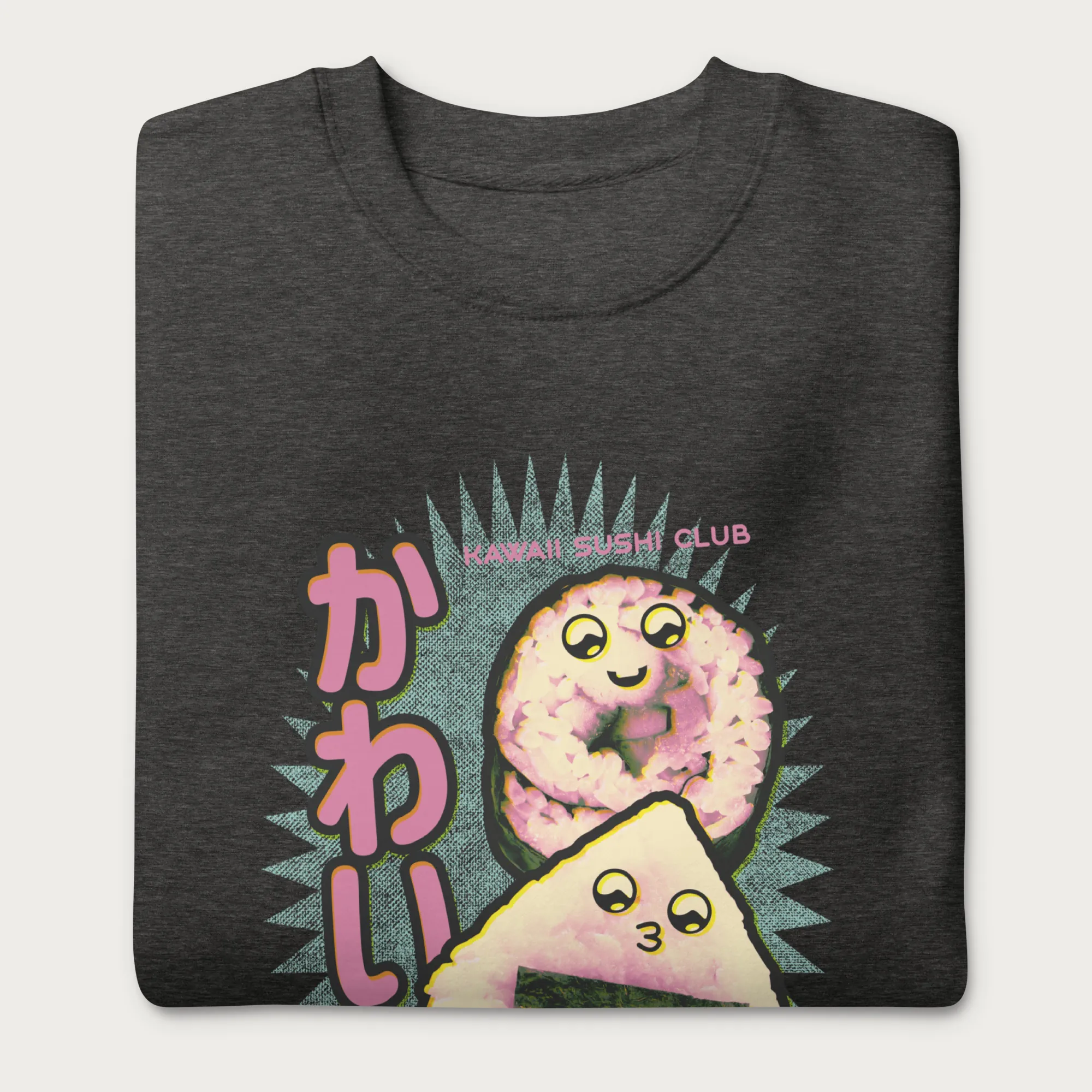 Kawaii Sushi Club Japanese Sweatshirt - Image 5