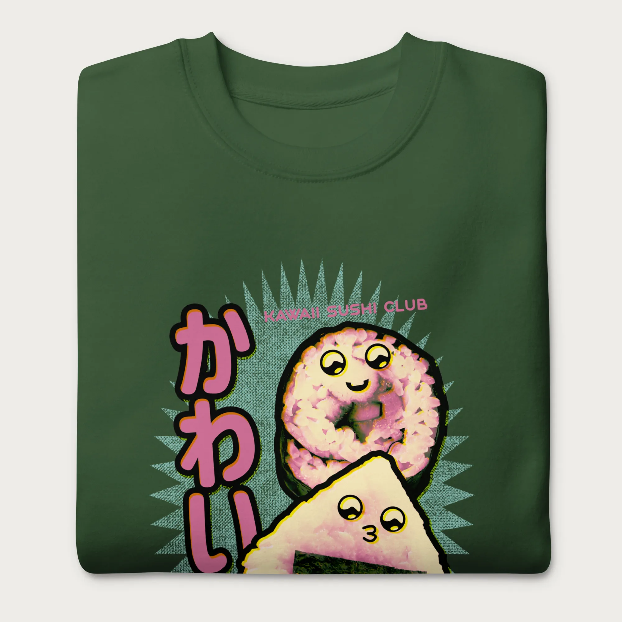 Kawaii Sushi Club Japanese Sweatshirt - Image 7