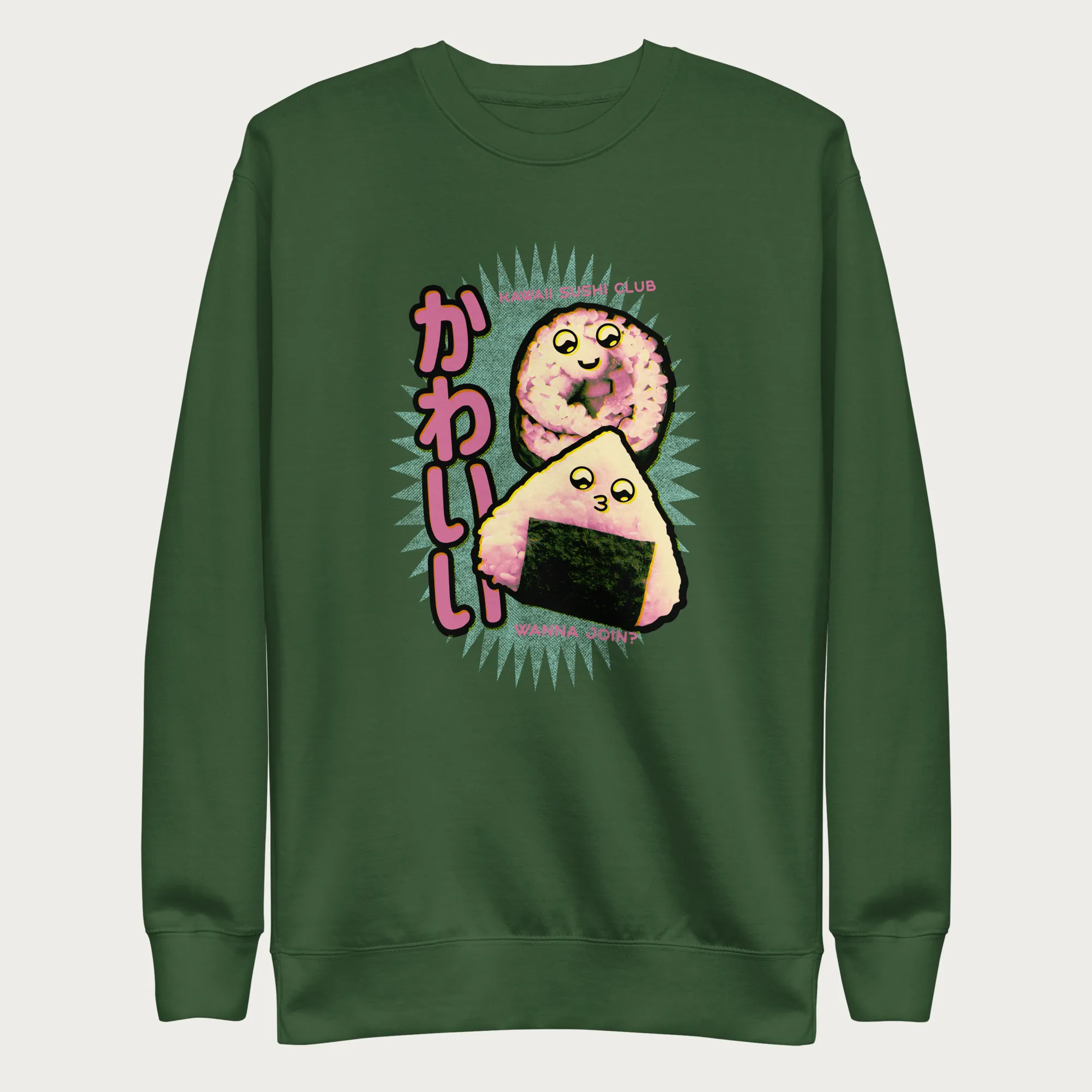Kawaii Sushi Club Japanese Sweatshirt - Image 8