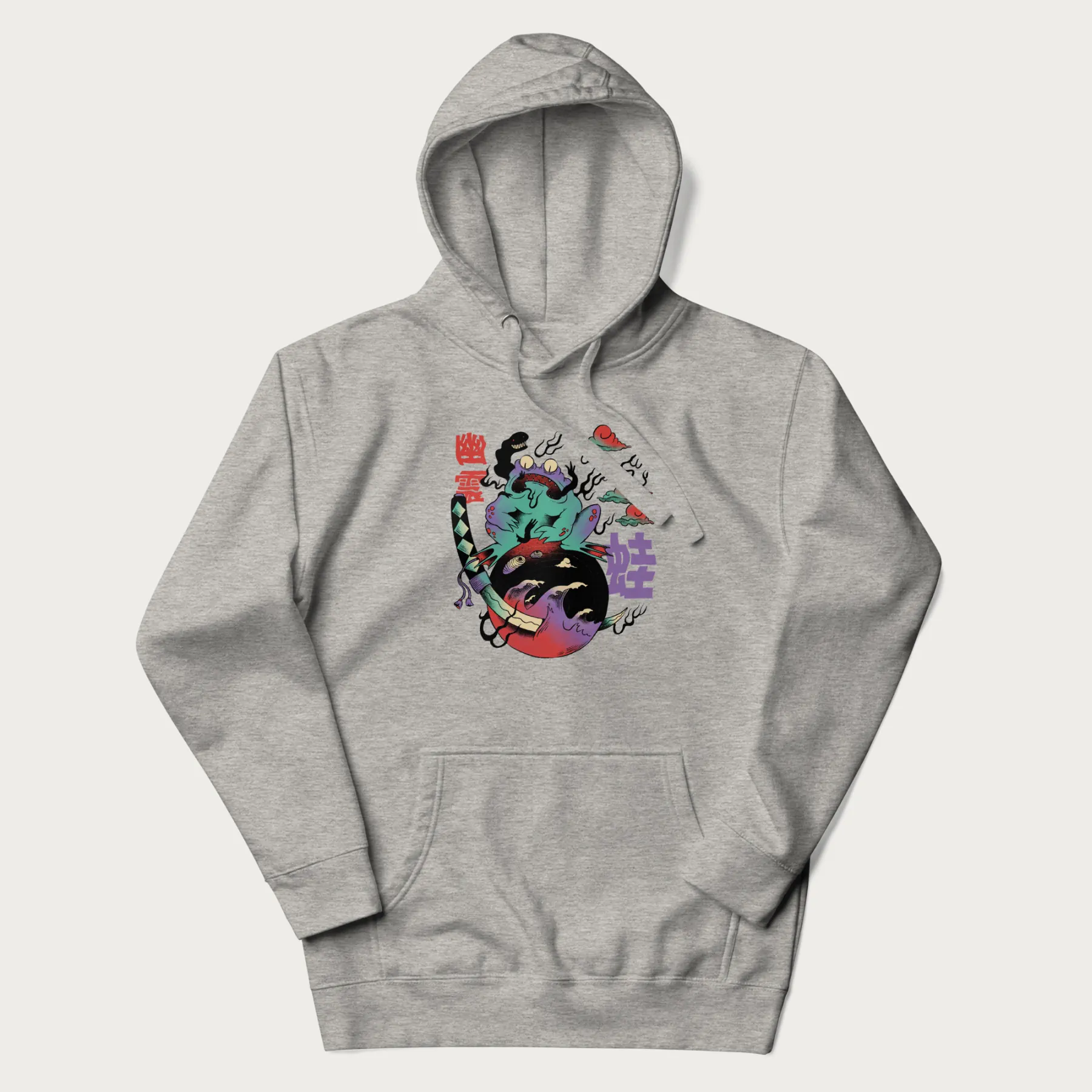 Psychedelic Japanese Frog Hoodie - Image 10