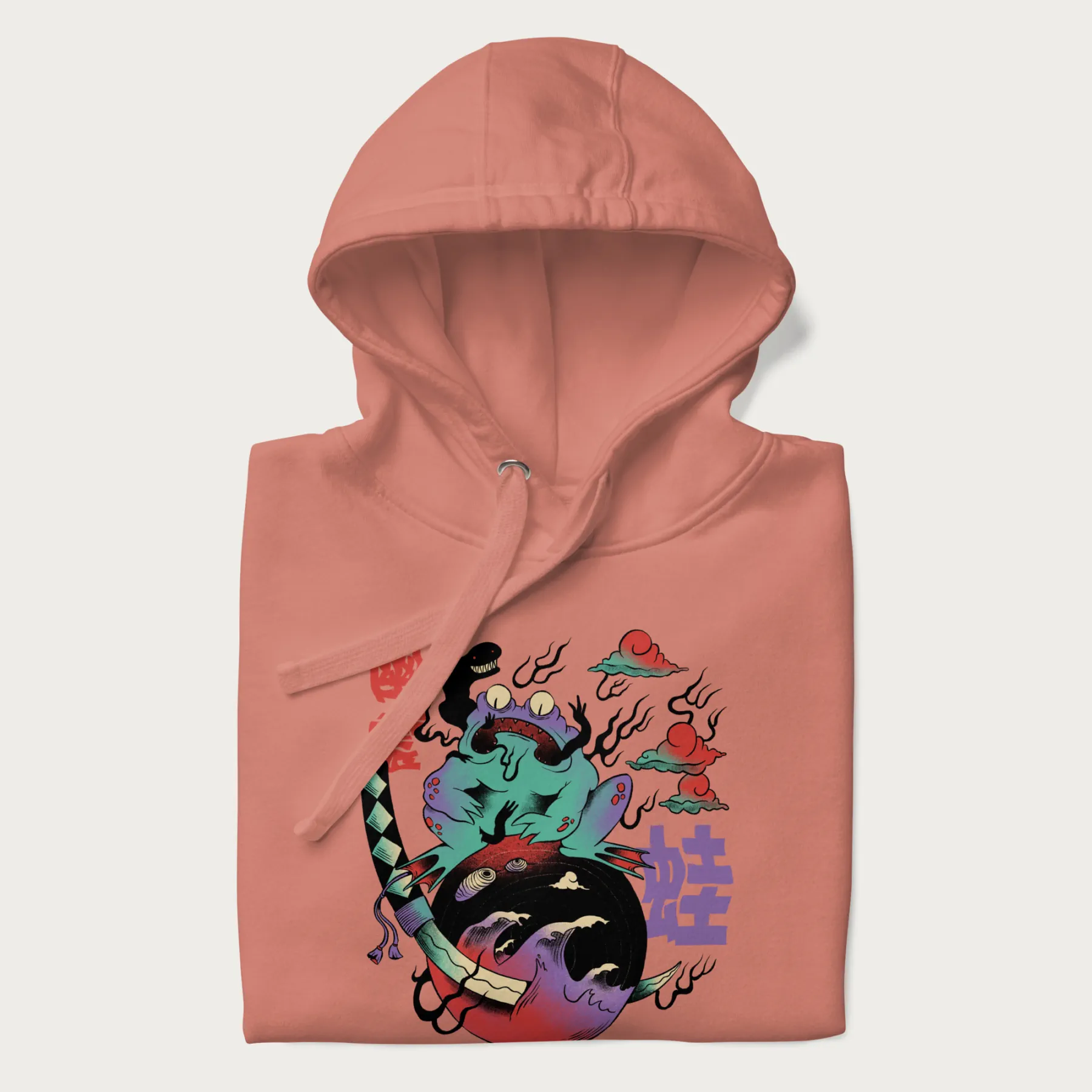 Psychedelic Japanese Frog Hoodie - Image 11