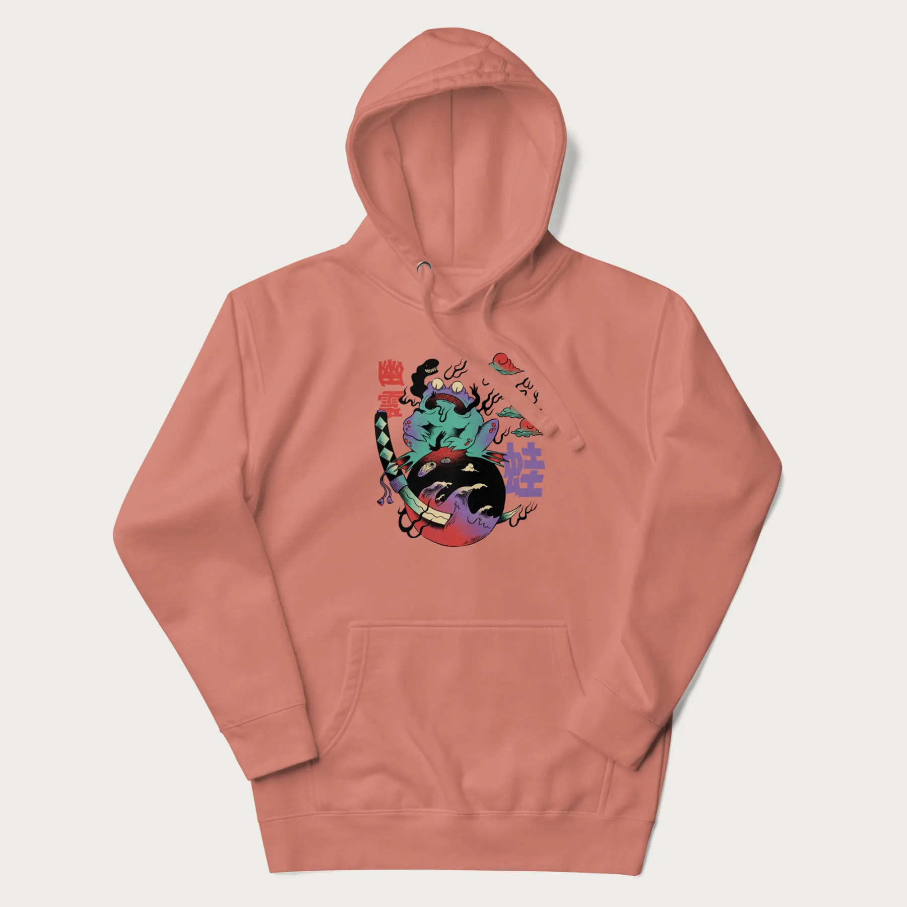 Psychedelic Japanese Frog Hoodie - Image 12
