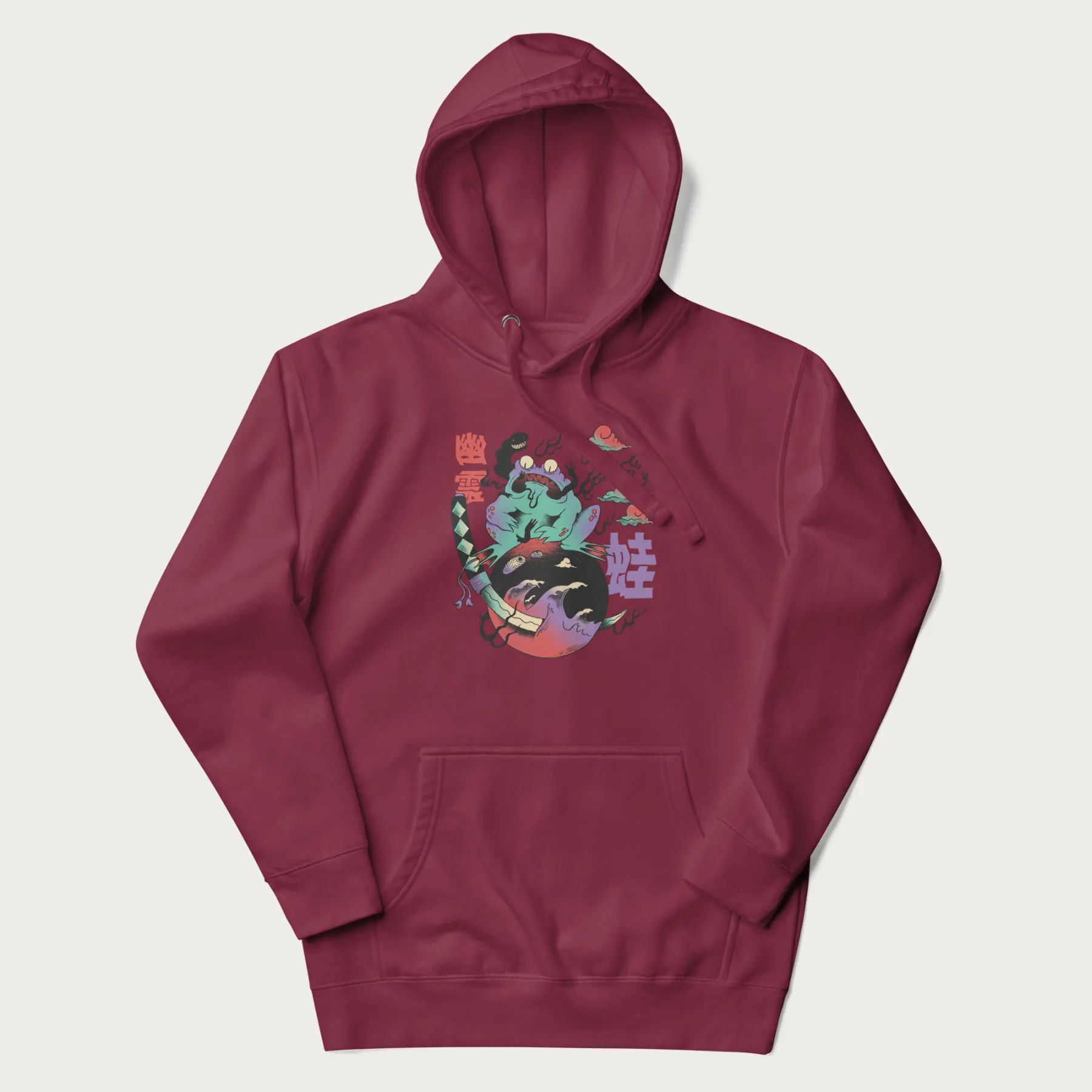 Psychedelic Japanese Frog Hoodie - Image 14