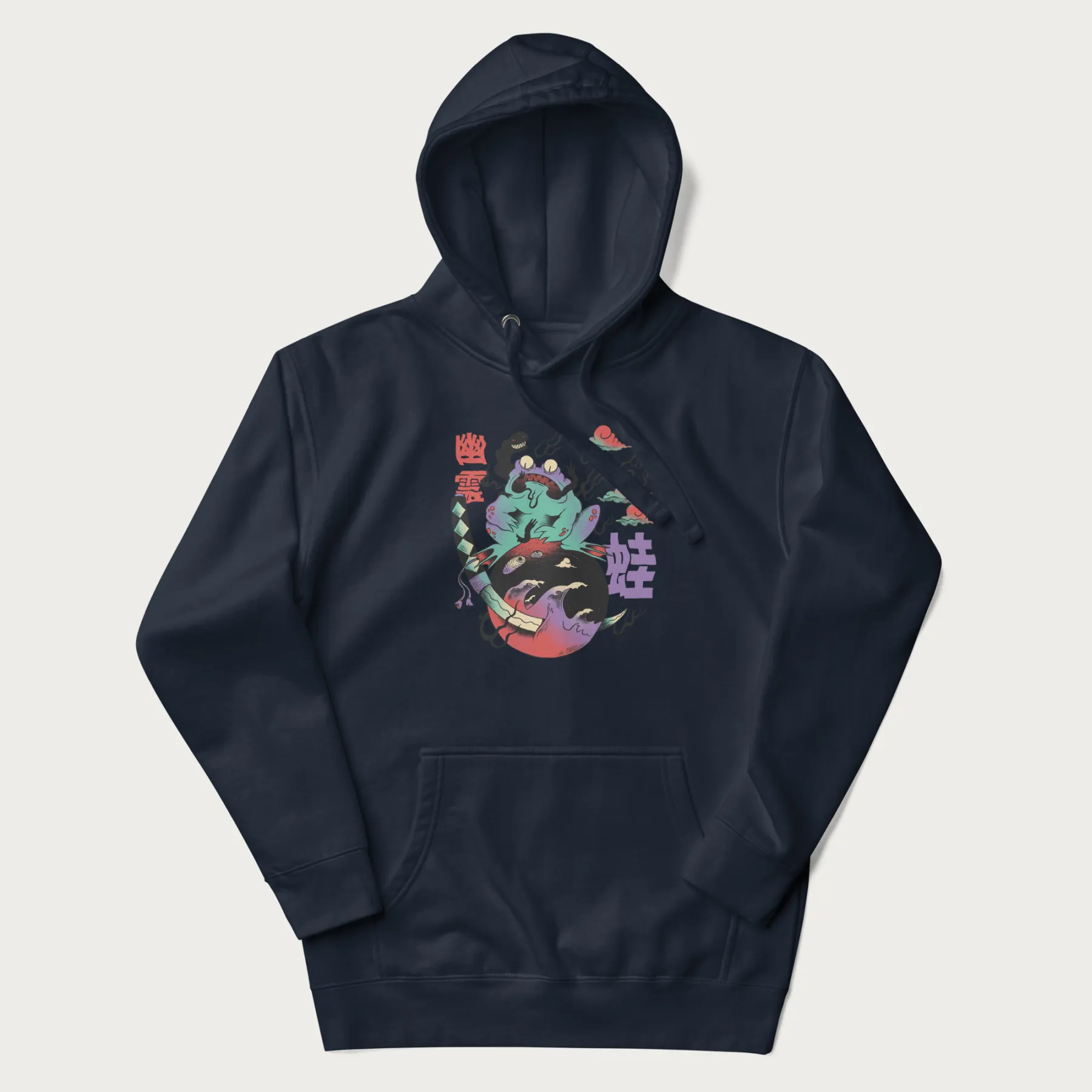 Psychedelic Japanese Frog Hoodie - Image 18