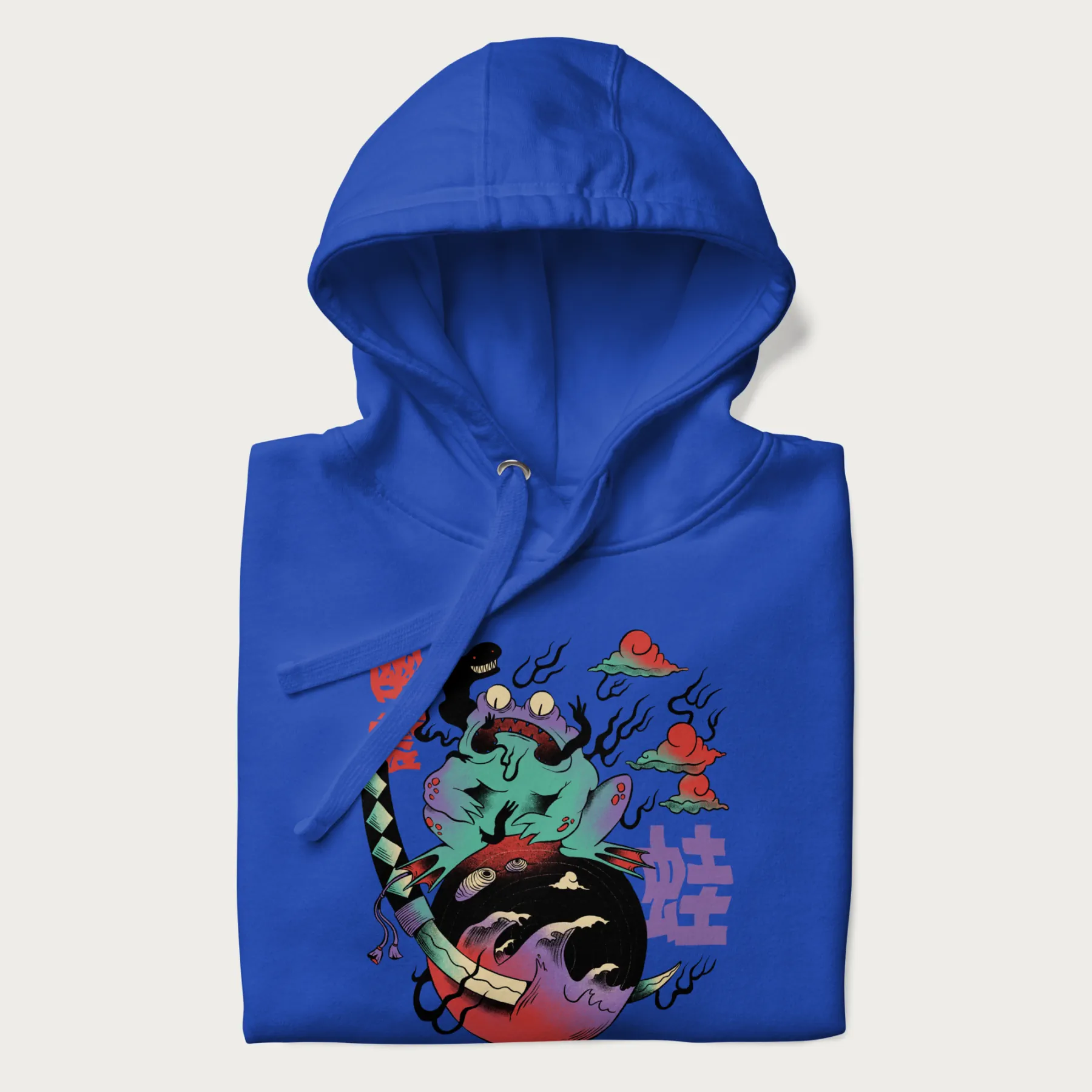 Psychedelic Japanese Frog Hoodie - Image 21