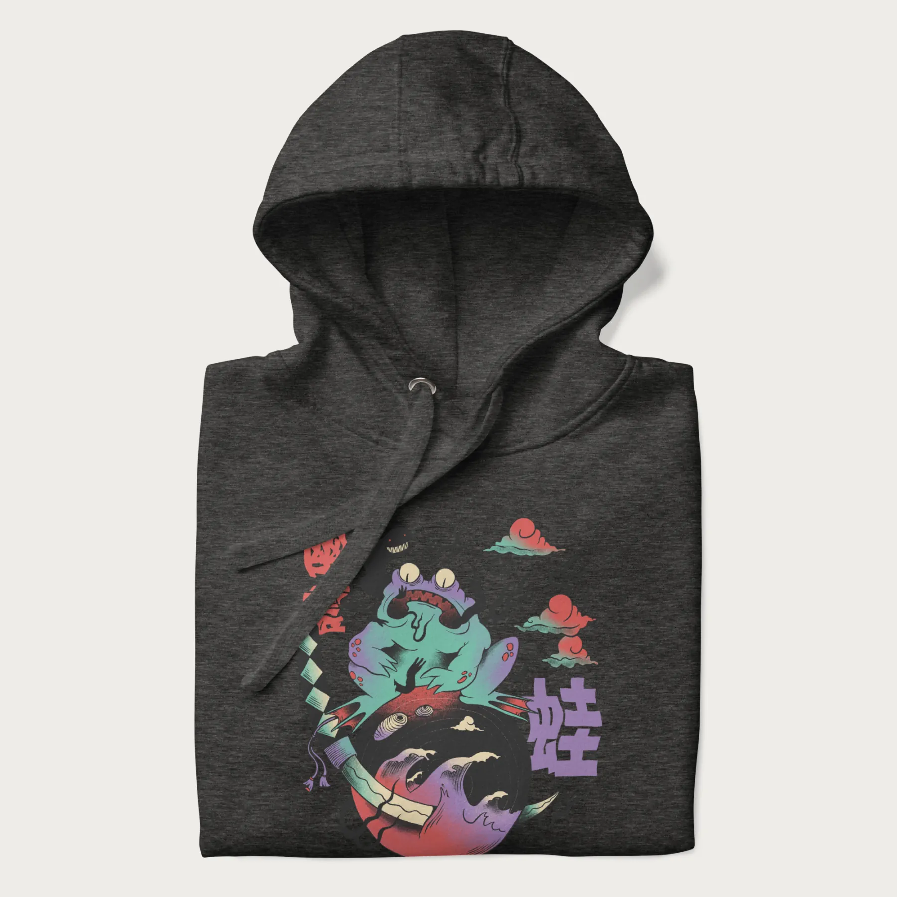 Psychedelic Japanese Frog Hoodie - Image 5