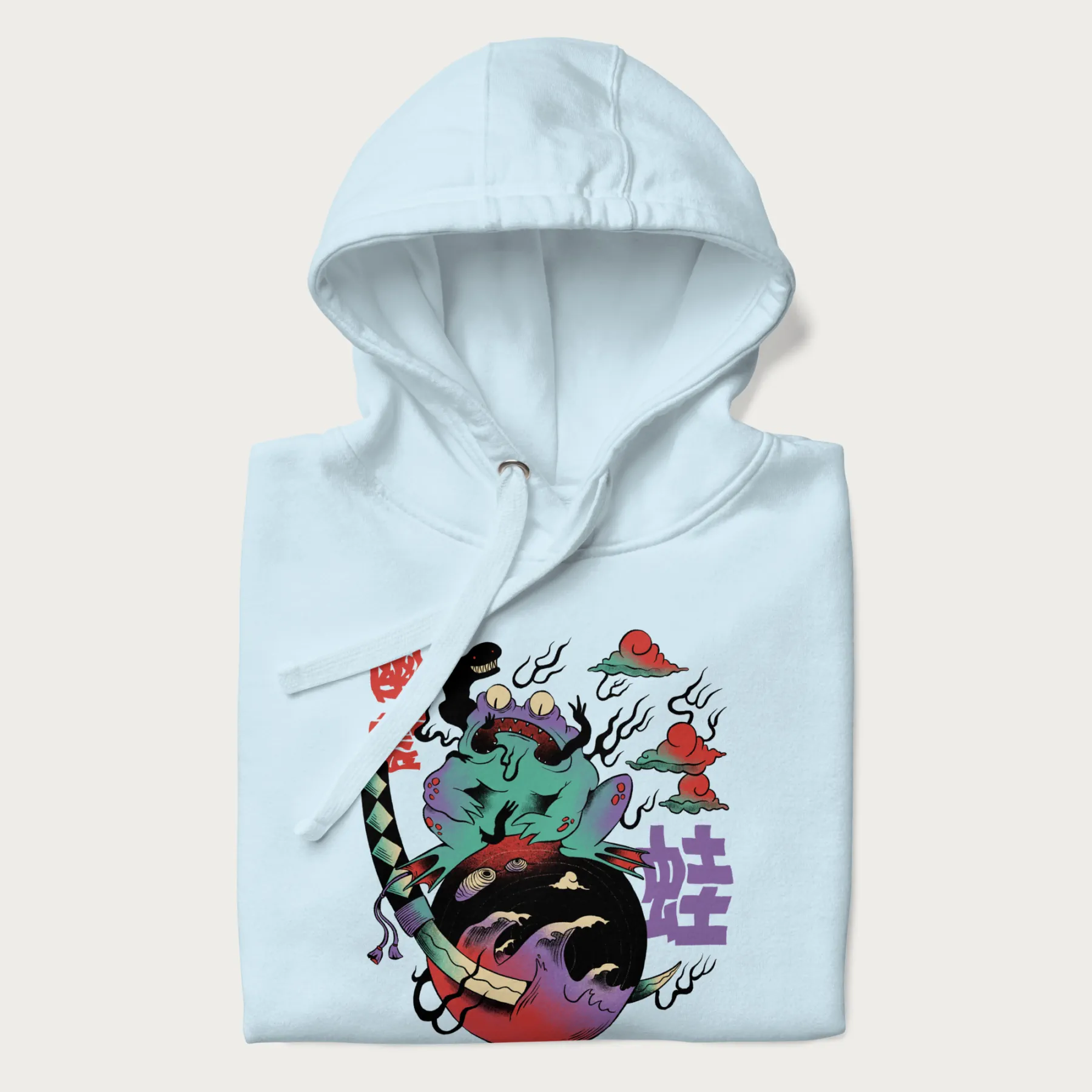 Psychedelic Japanese Frog Hoodie - Image 7