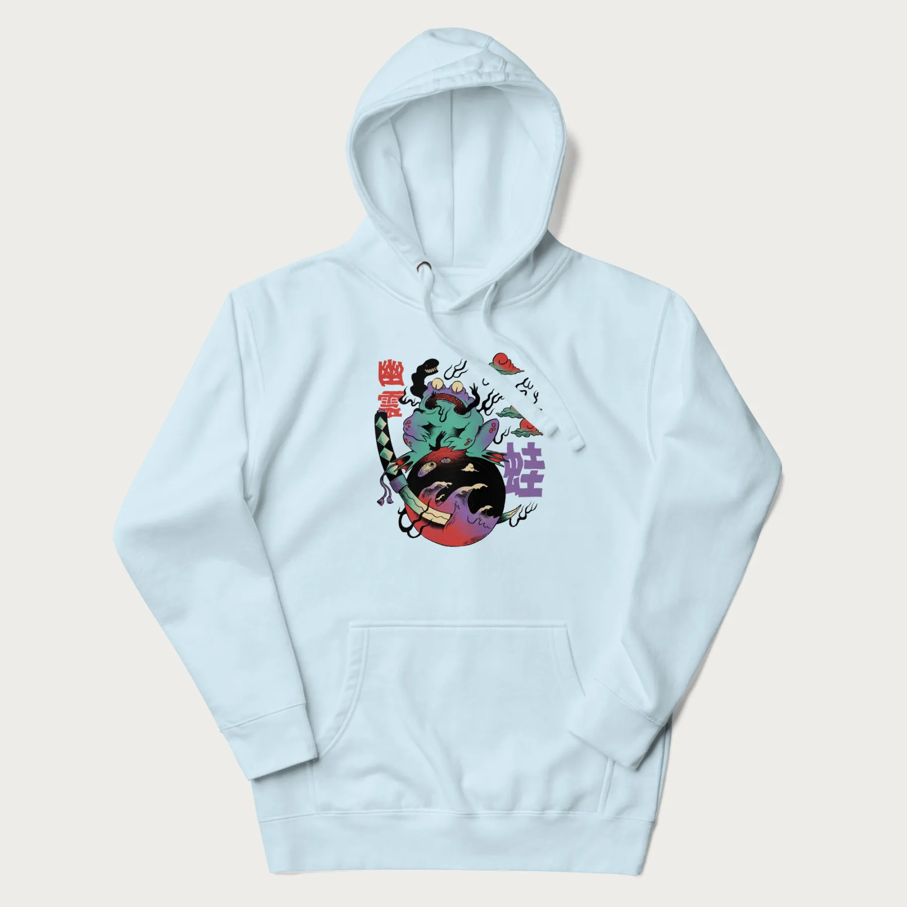 Psychedelic Japanese Frog Hoodie - Image 8