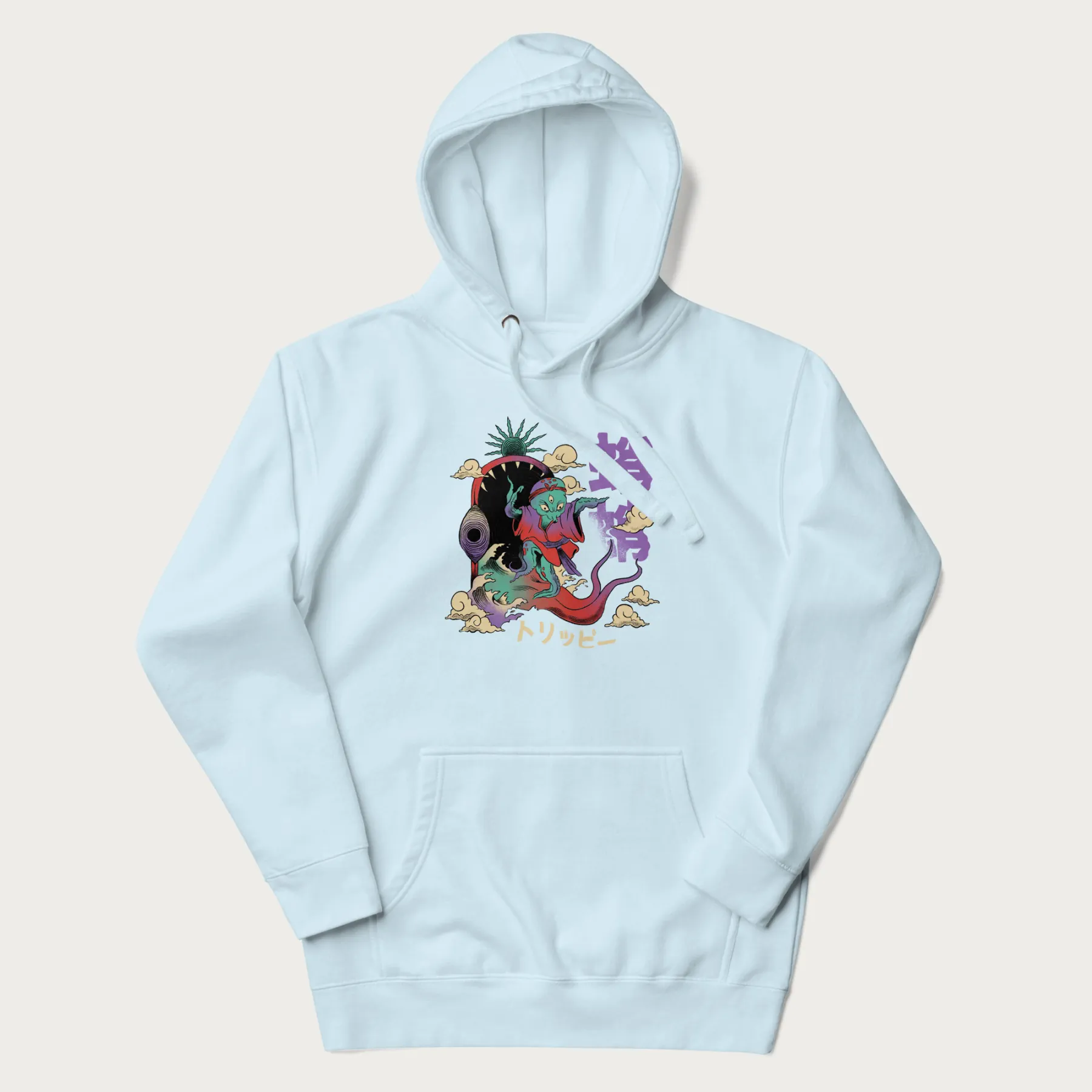 Psychedelic Japanese Octopus Hoodie - Image 10