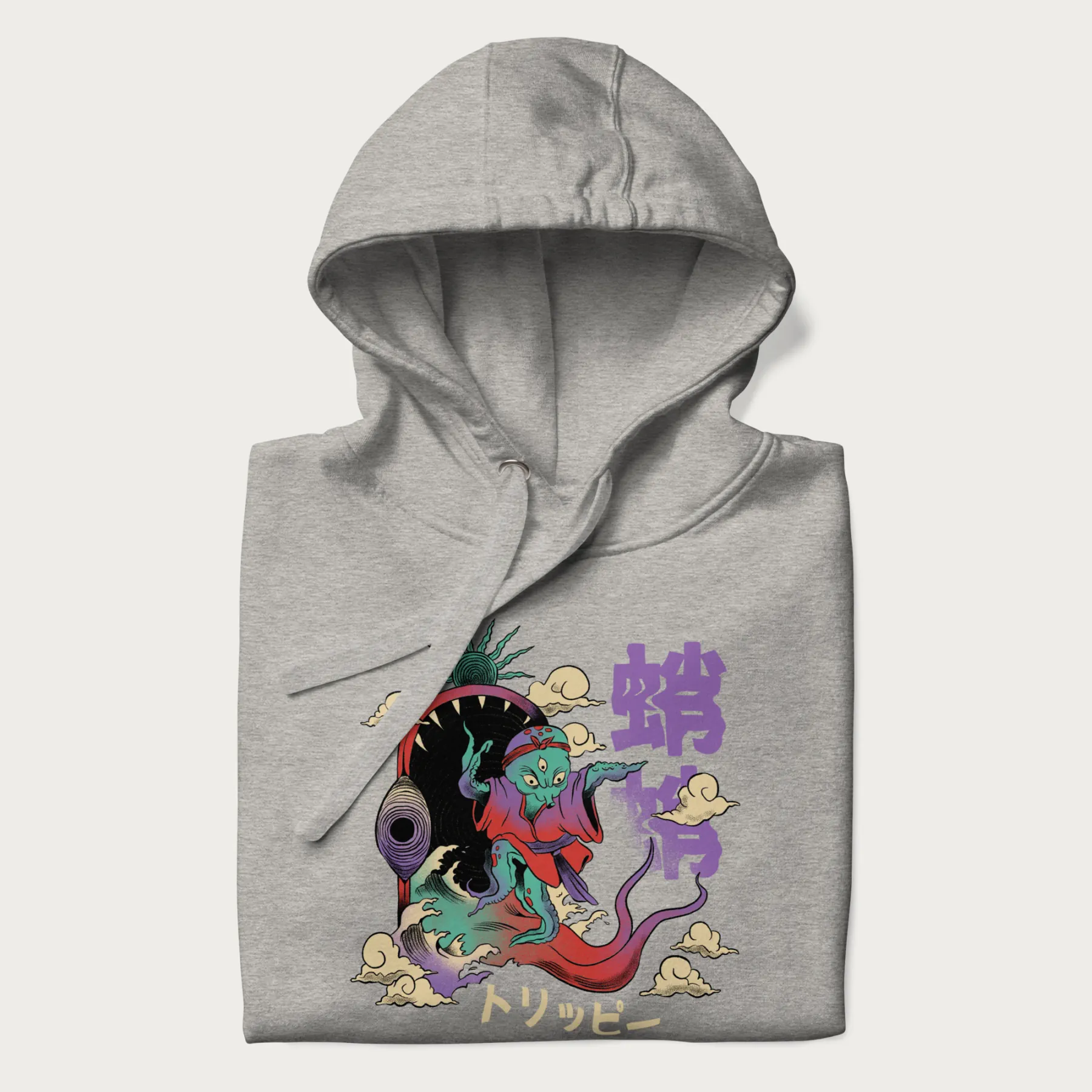 Psychedelic Japanese Octopus Hoodie - Image 11