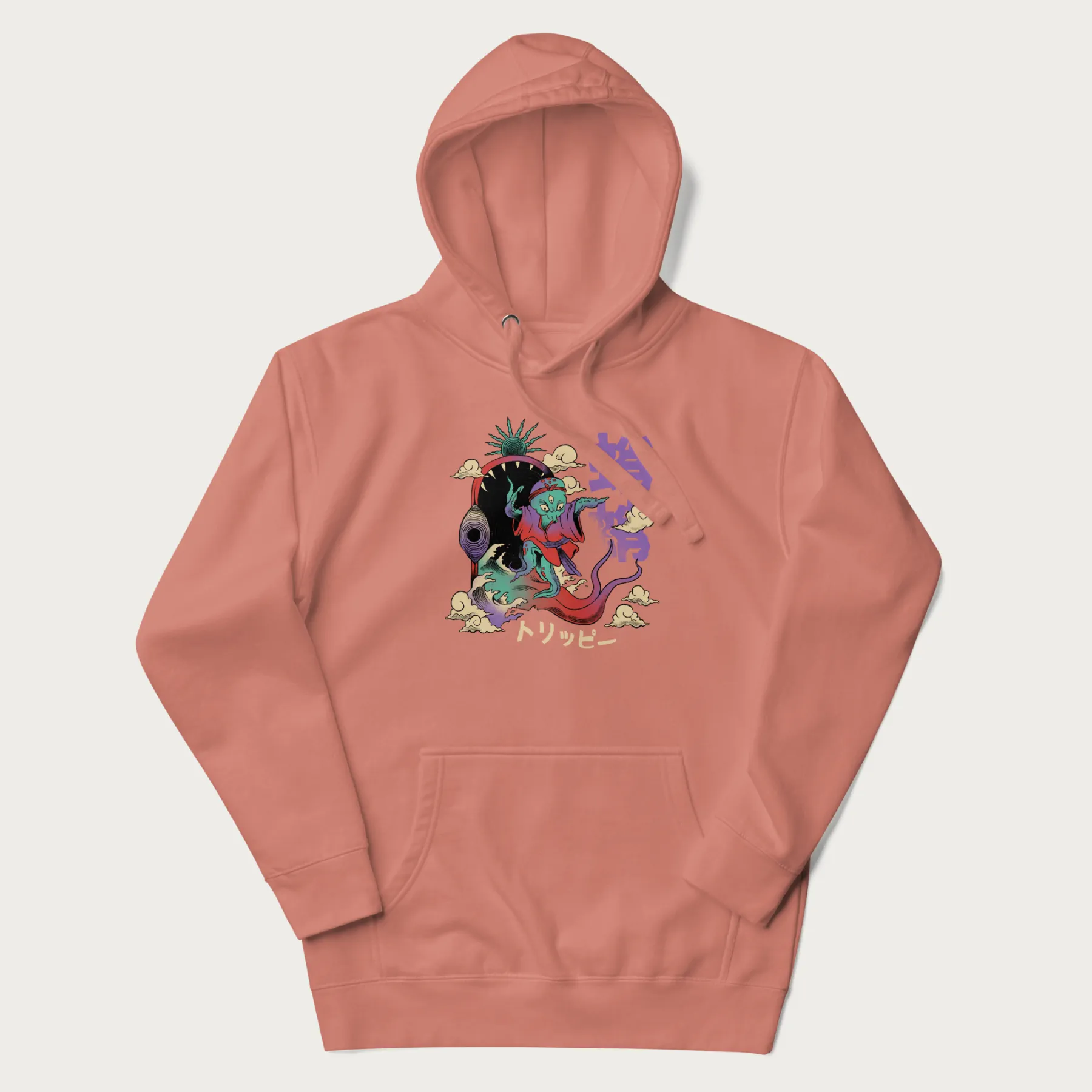 Psychedelic Japanese Octopus Hoodie - Image 14
