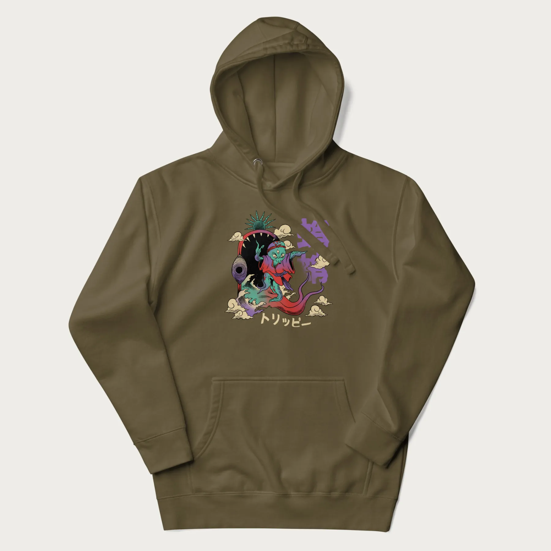 Psychedelic Japanese Octopus Hoodie - Image 16