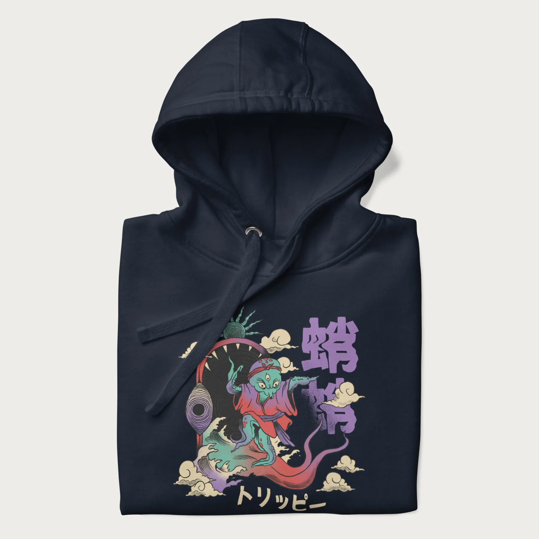 Psychedelic Japanese Octopus Hoodie - Image 17