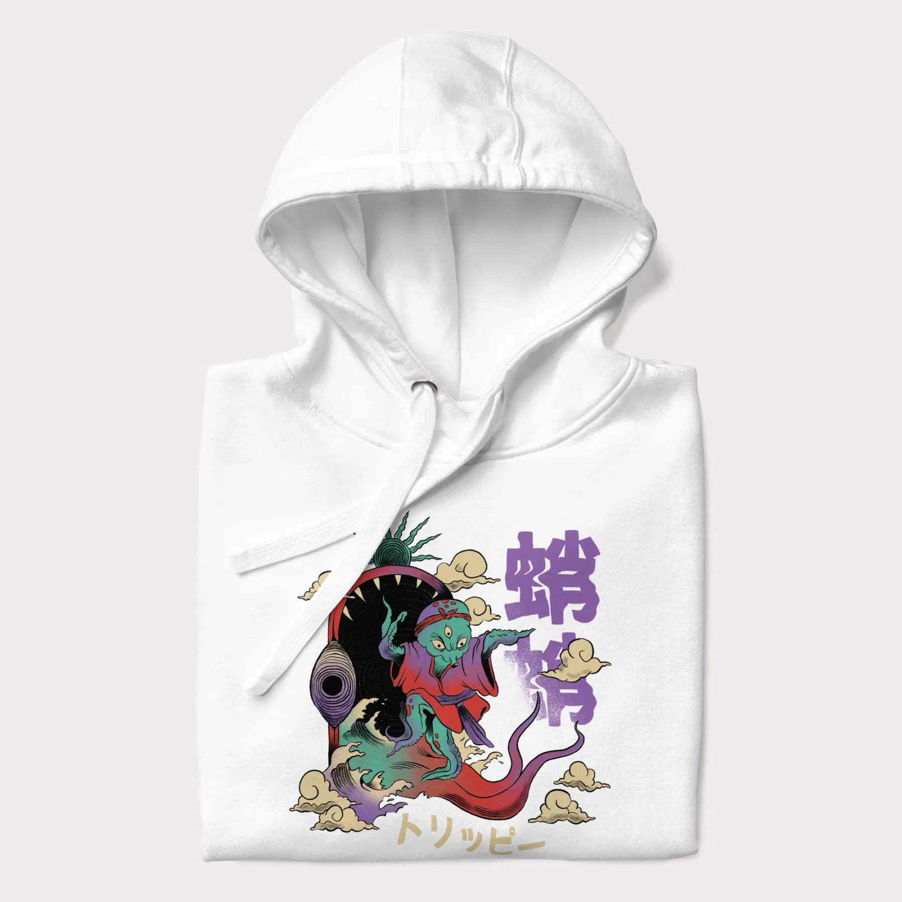Psychedelic Japanese Octopus Hoodie - Image 23