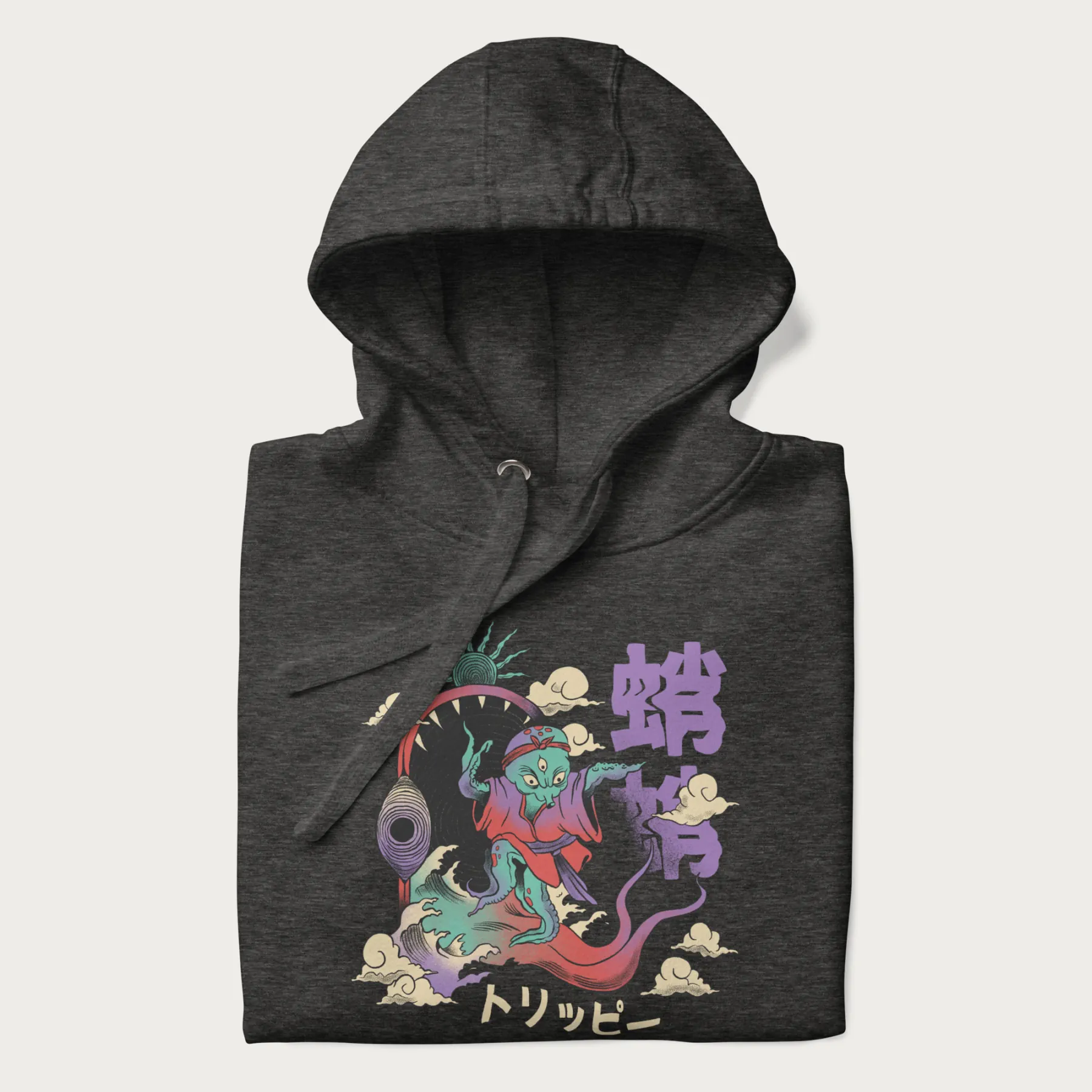 Psychedelic Japanese Octopus Hoodie - Image 5