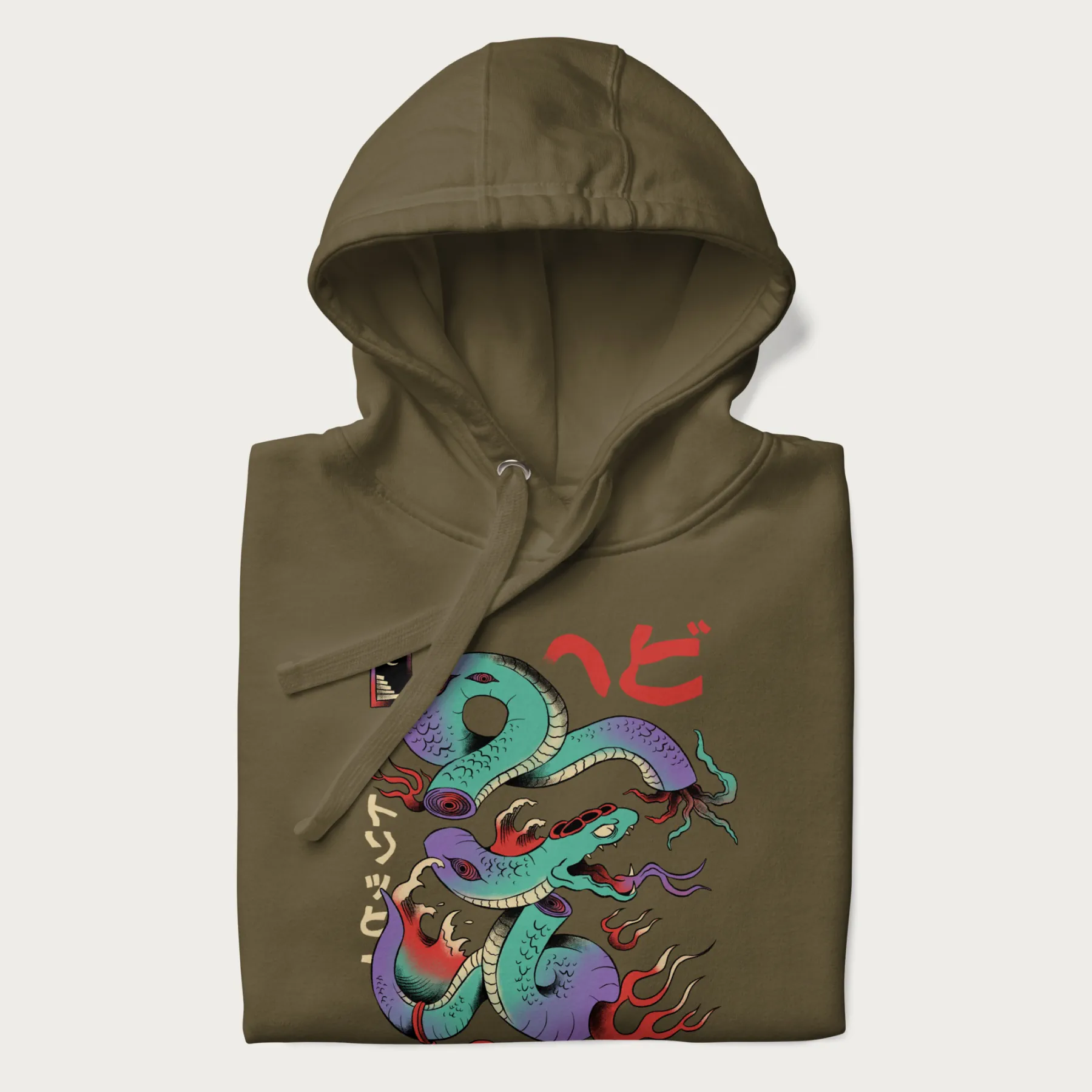 Psychedelic Japanese Snake Hoodie - Image 17