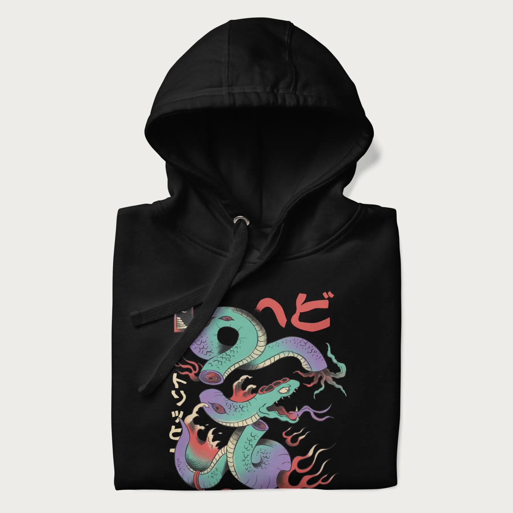 Psychedelic Japanese Snake Hoodie - Image 3