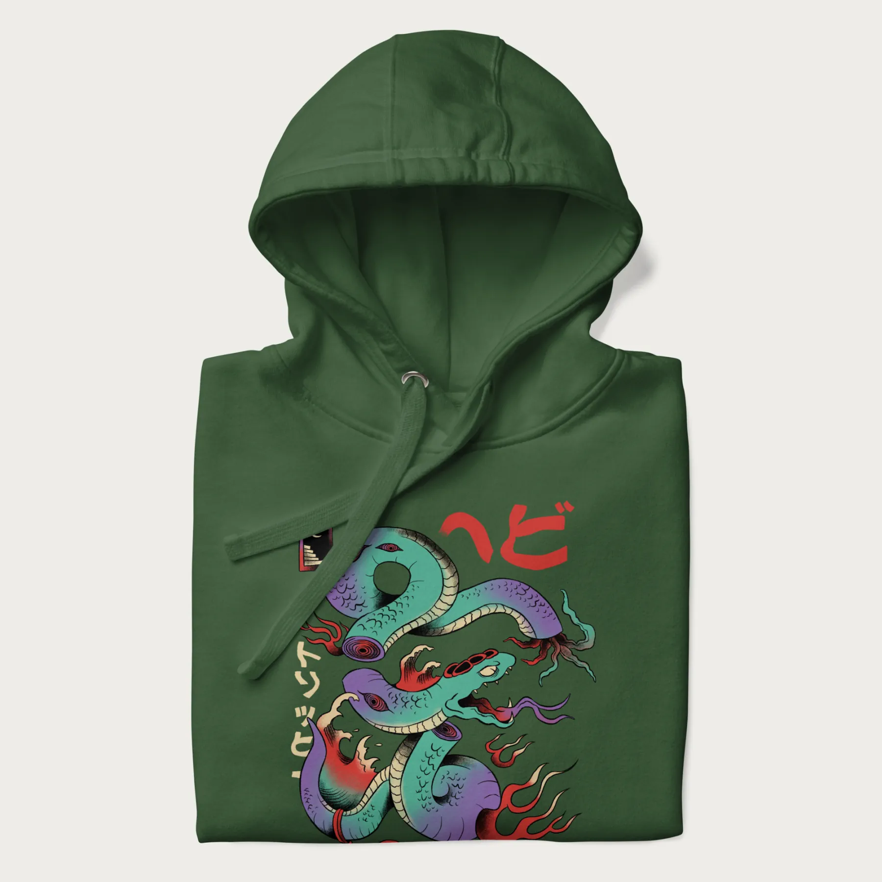 Psychedelic Japanese Snake Hoodie - Image 7