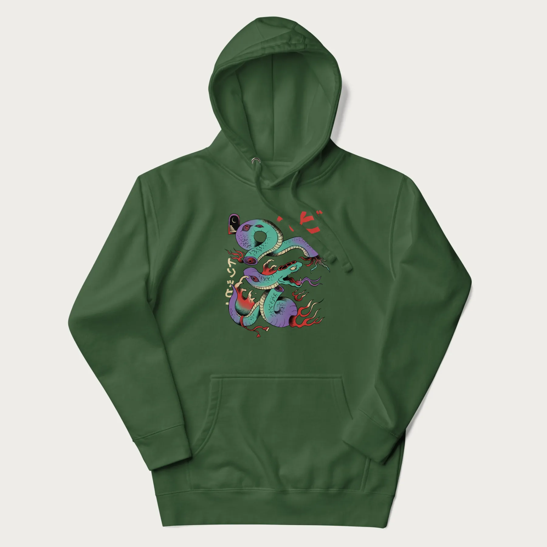 Psychedelic Japanese Snake Hoodie - Image 8