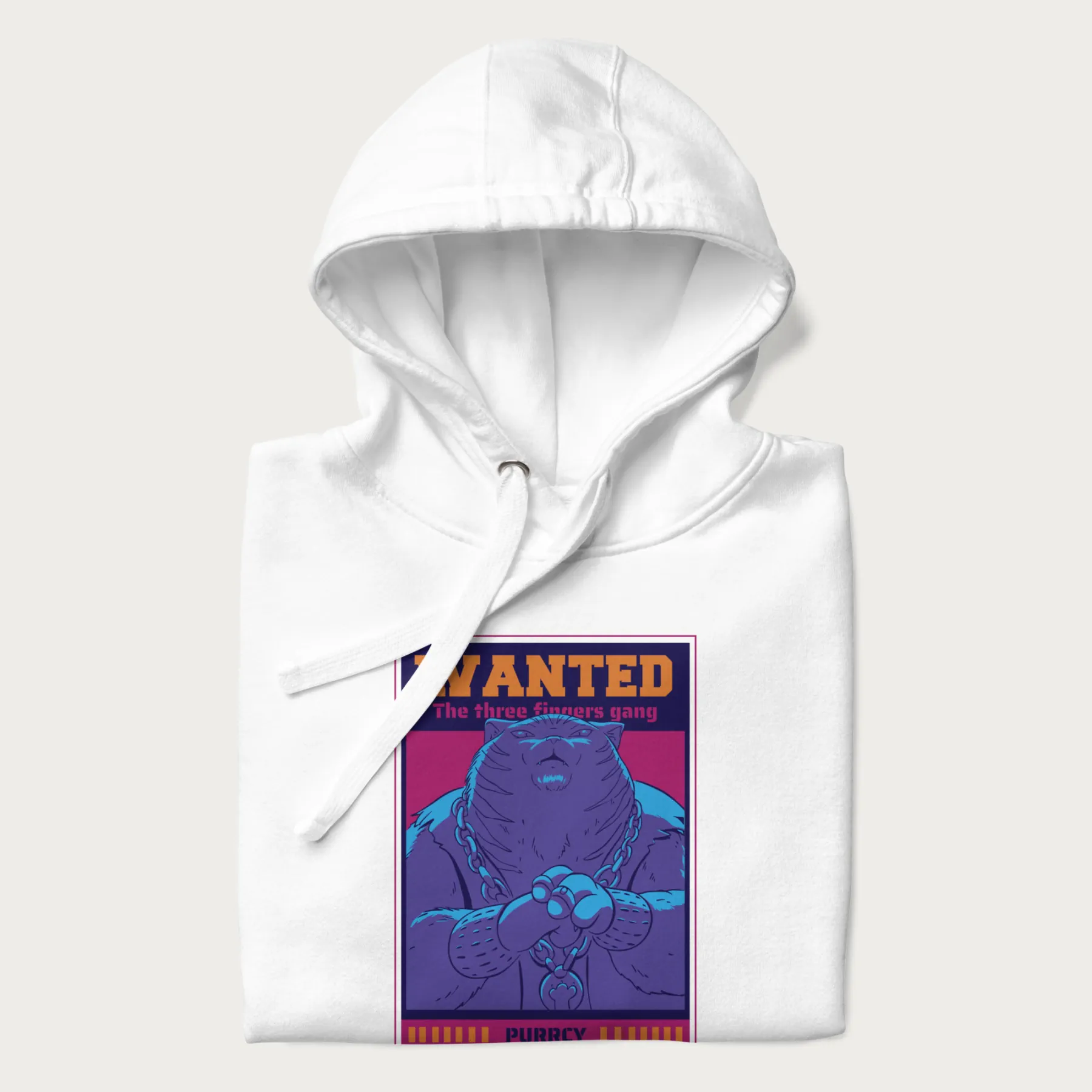 Purrcy 'Three Fingers Gang' Evil Cat Hoodie - Image 23