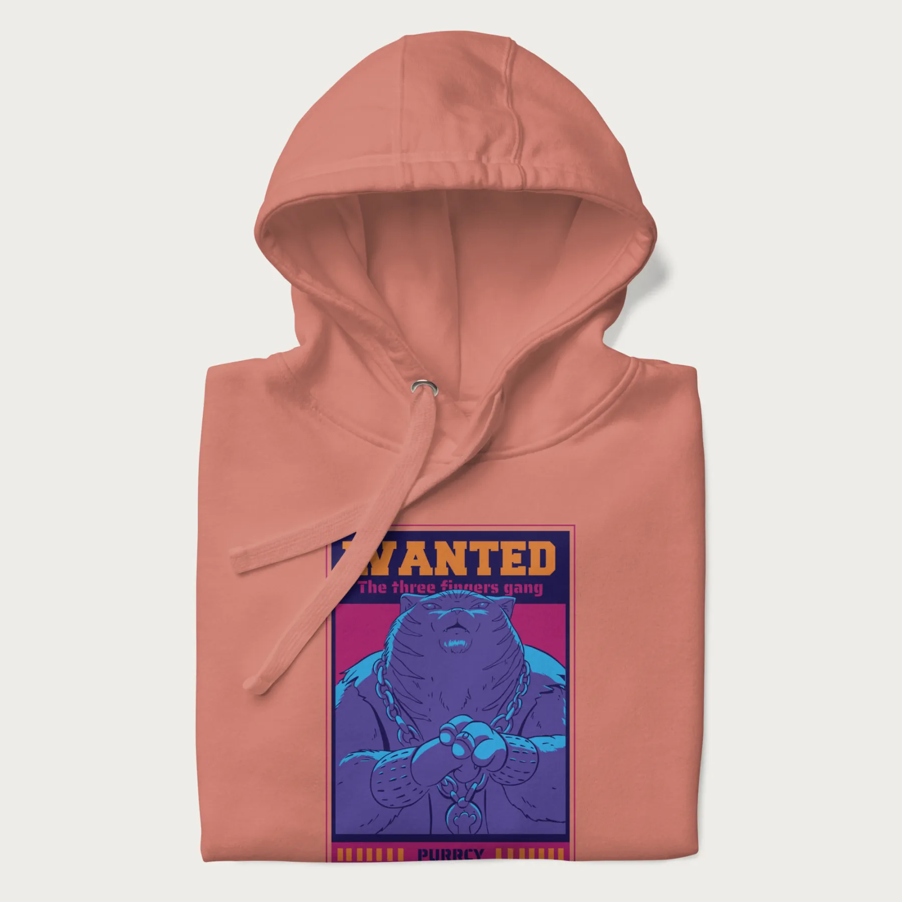 Purrcy 'Three Fingers Gang' Evil Cat Hoodie - Image 9