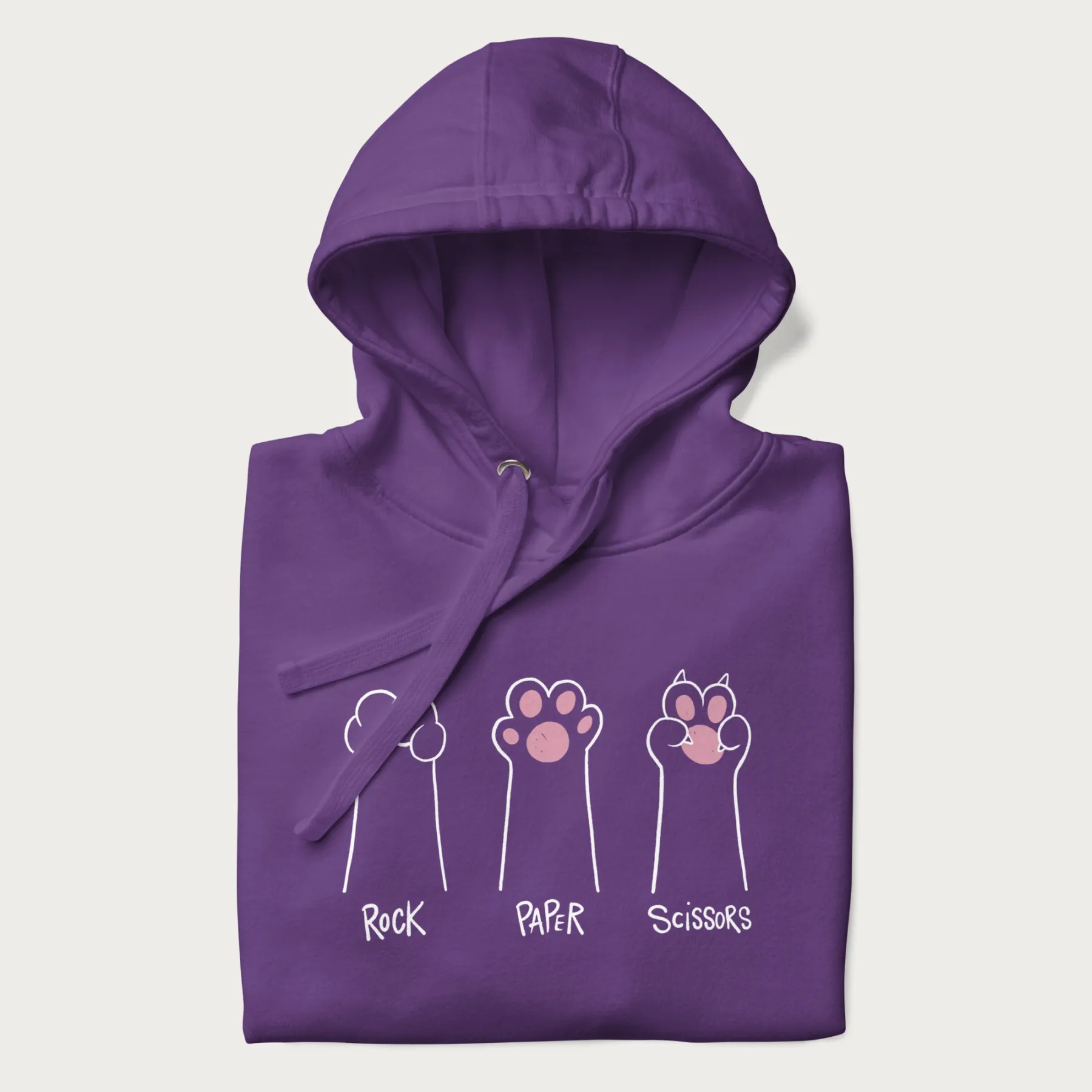 Rock Paper Scissors Cat Paw Hoodie - Image 19