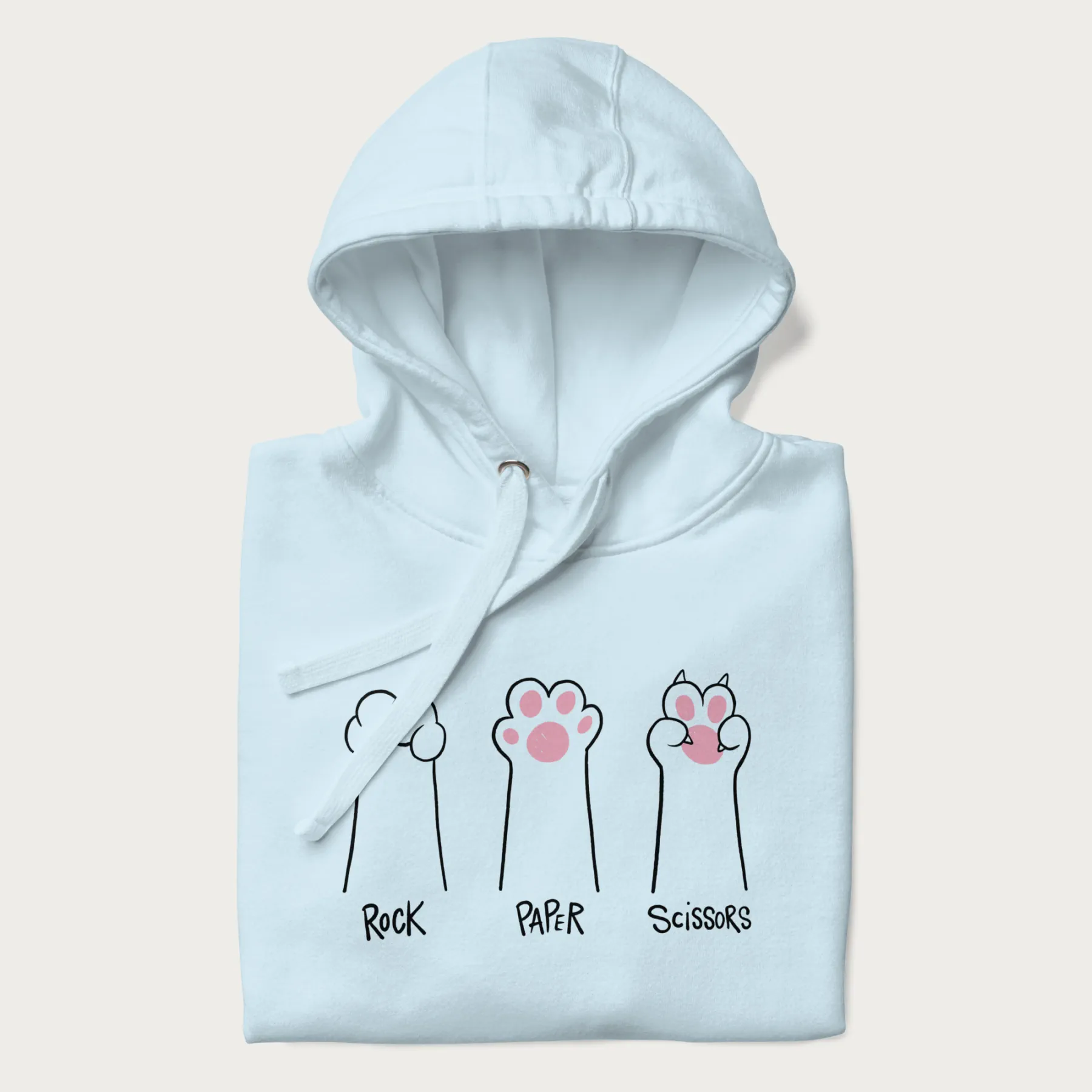 Rock Paper Scissors Cat Paw Hoodie - Image 21
