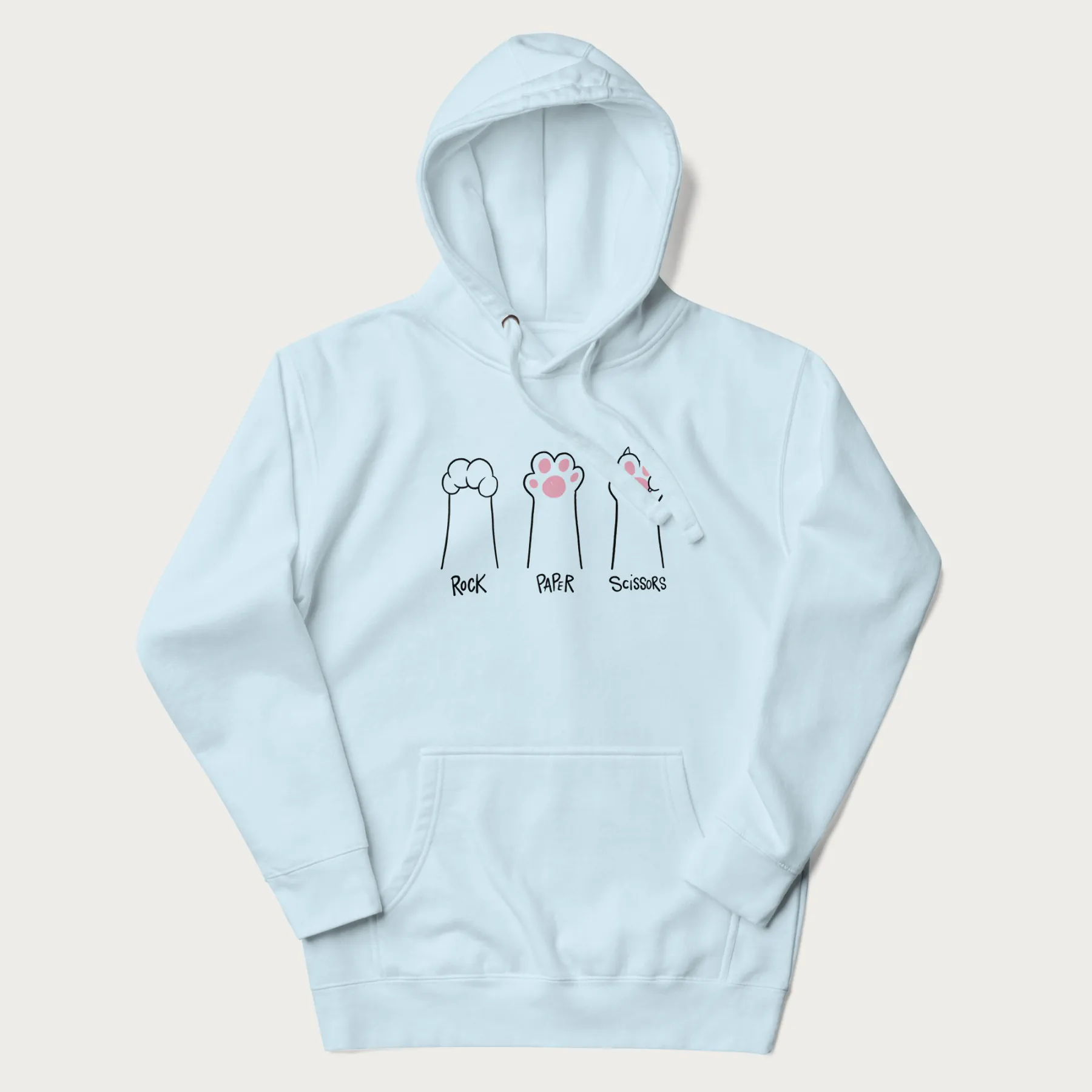 Rock Paper Scissors Cat Paw Hoodie - Image 22
