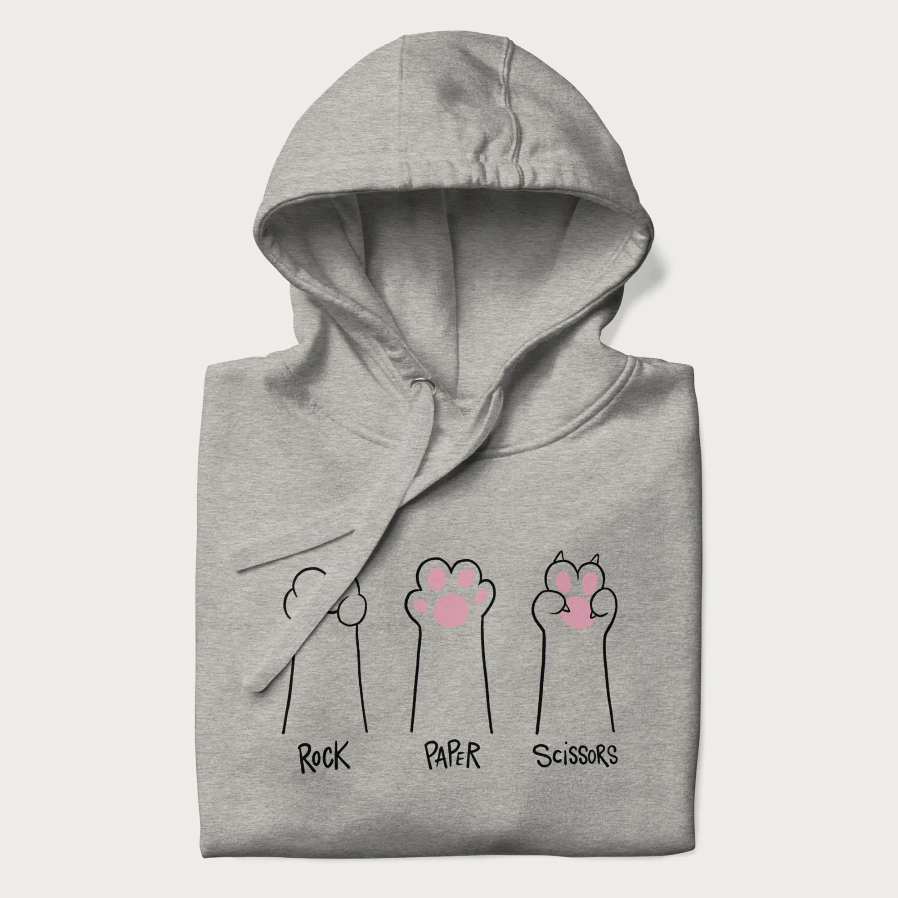 Rock Paper Scissors Cat Paw Hoodie - Image 5