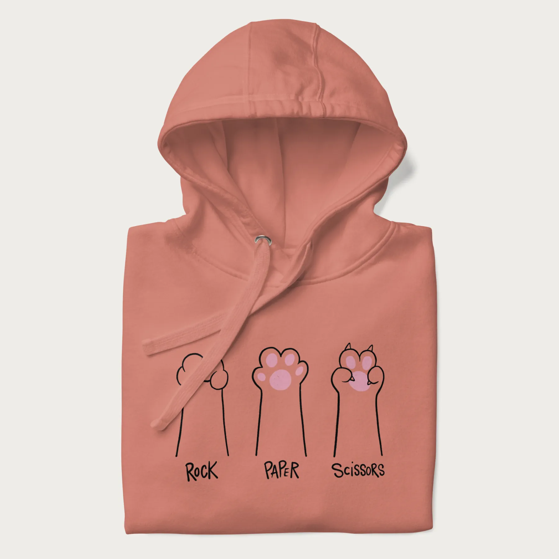 Rock Paper Scissors Cat Paw Hoodie - Image 9