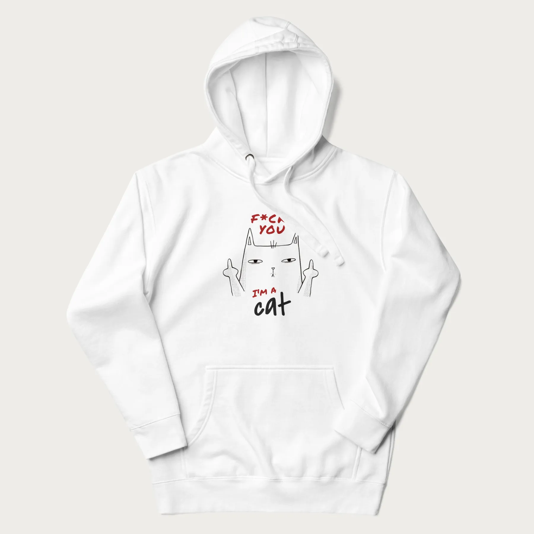 Sassy 'I'm A Cat' Hoodie - Image 24