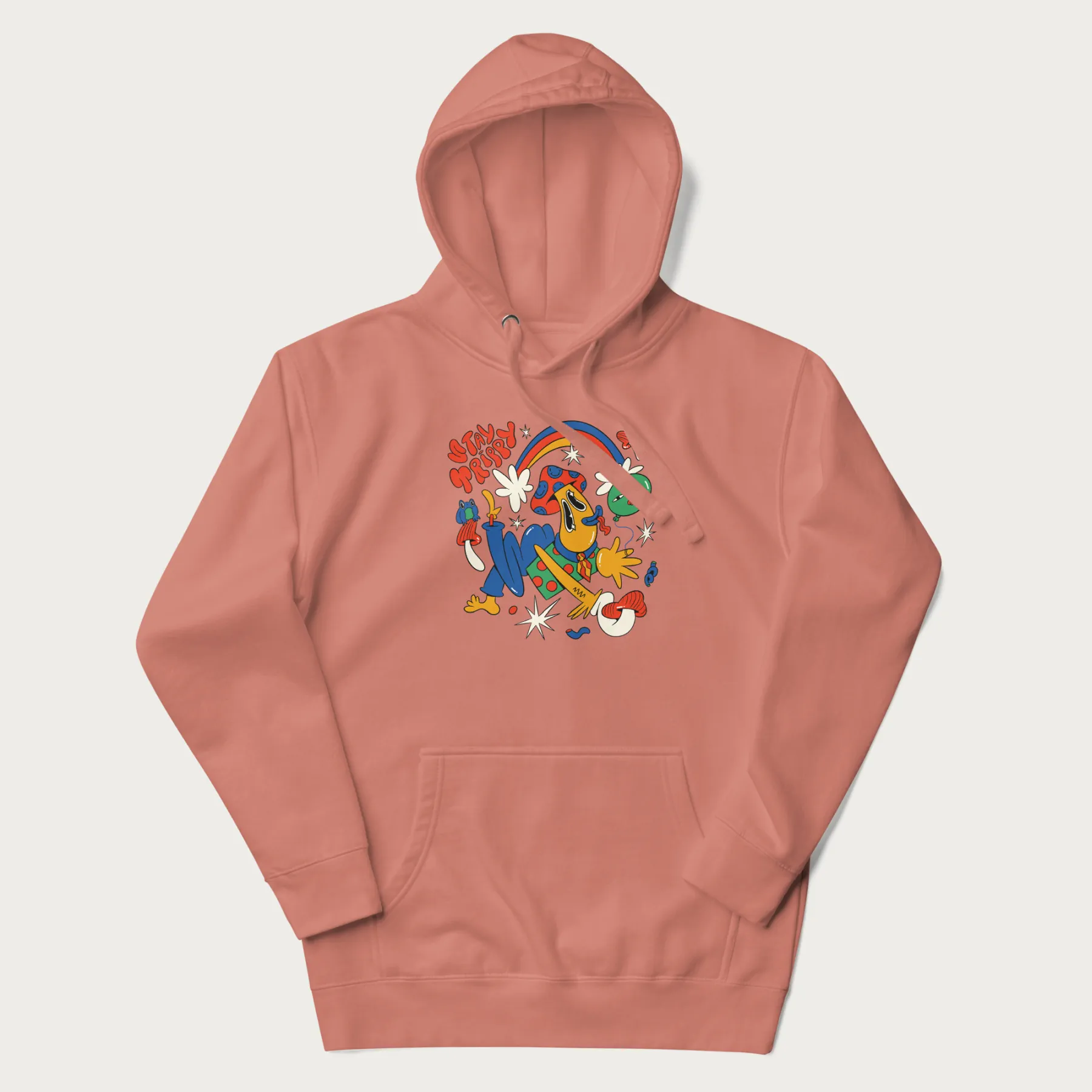 "Stay Trippy" Mushroom Psychedelic Hoodie - Image 14
