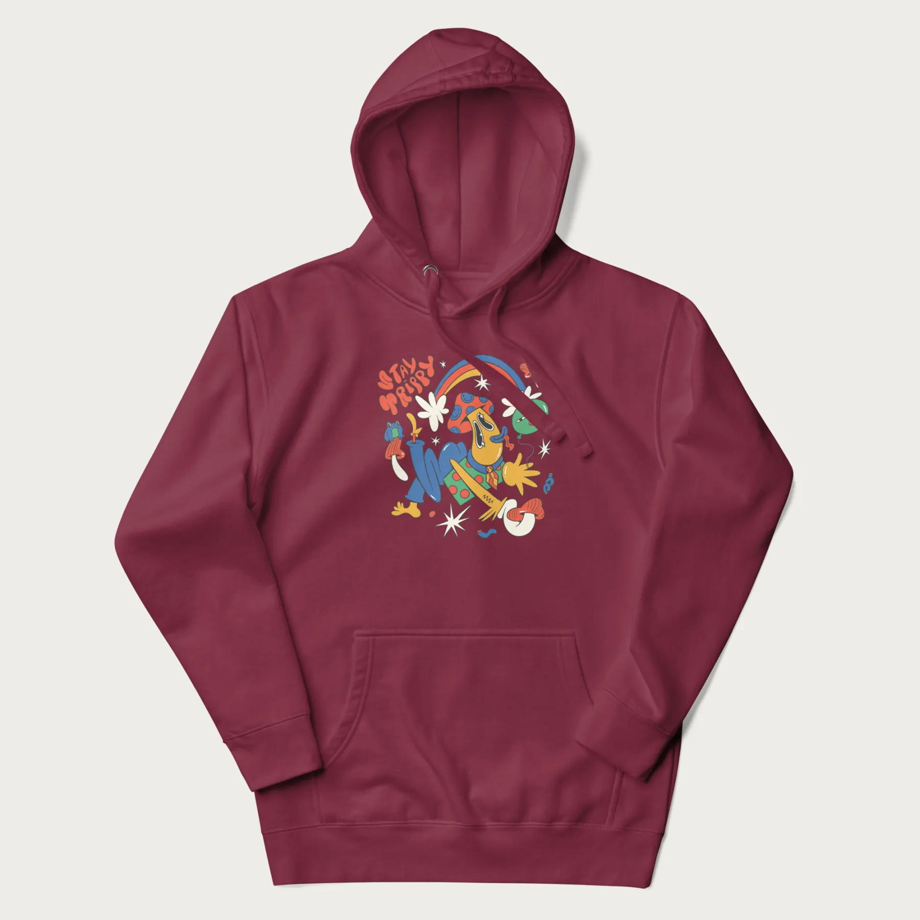 "Stay Trippy" Mushroom Psychedelic Hoodie - Image 16