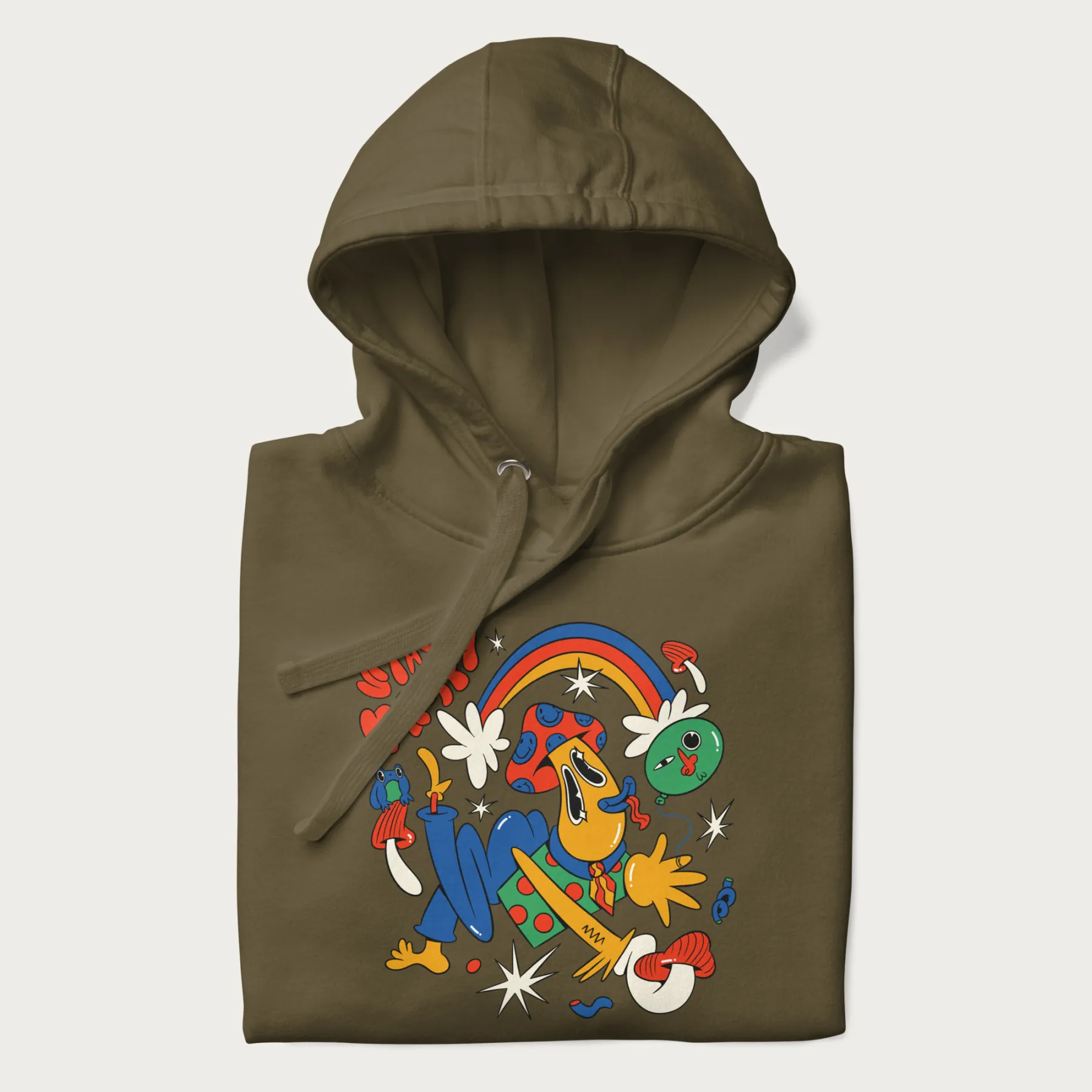 "Stay Trippy" Mushroom Psychedelic Hoodie - Image 17