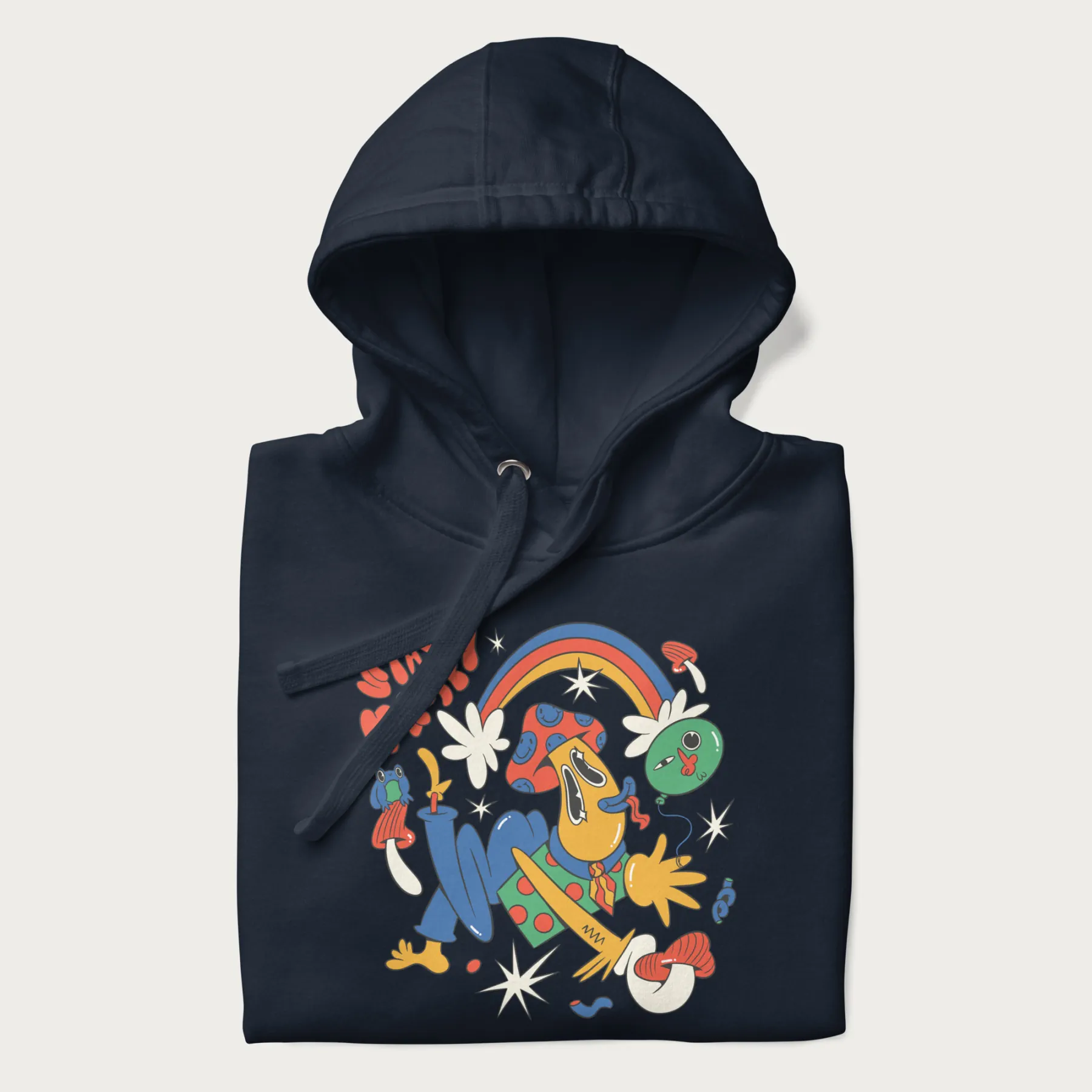 "Stay Trippy" Mushroom Psychedelic Hoodie - Image 19