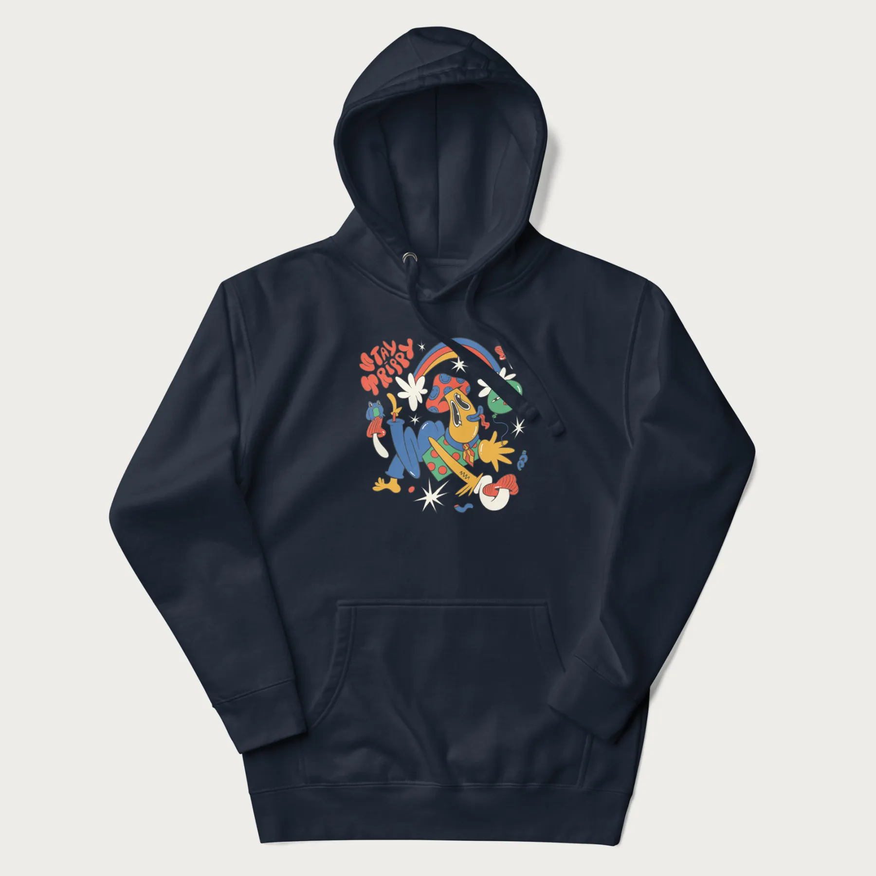 "Stay Trippy" Mushroom Psychedelic Hoodie - Image 20