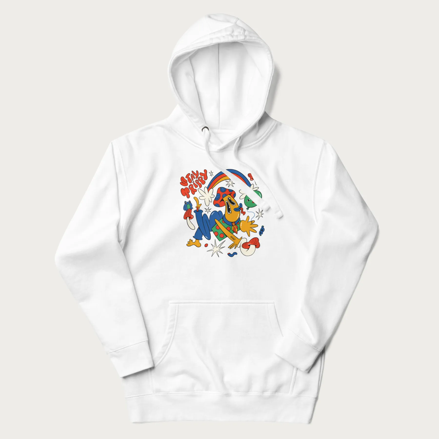 "Stay Trippy" Mushroom Psychedelic Hoodie - Image 24