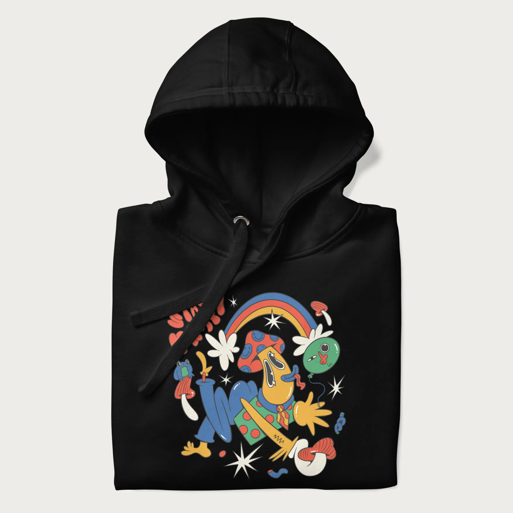 "Stay Trippy" Mushroom Psychedelic Hoodie - Image 3