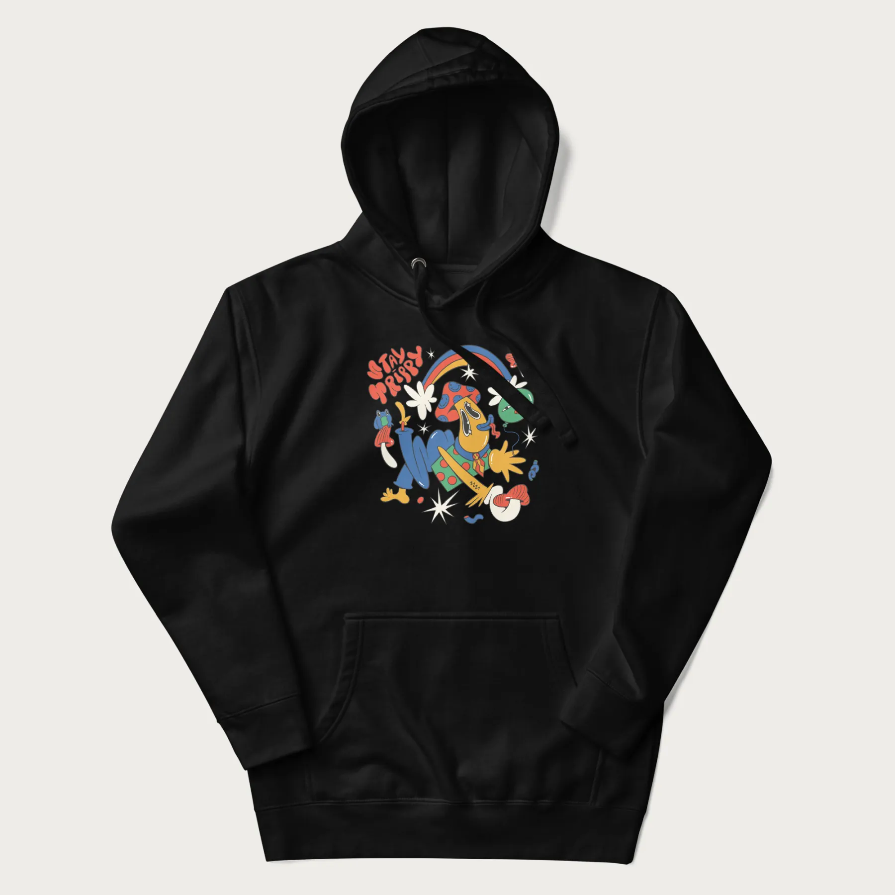"Stay Trippy" Mushroom Psychedelic Hoodie - Image 4
