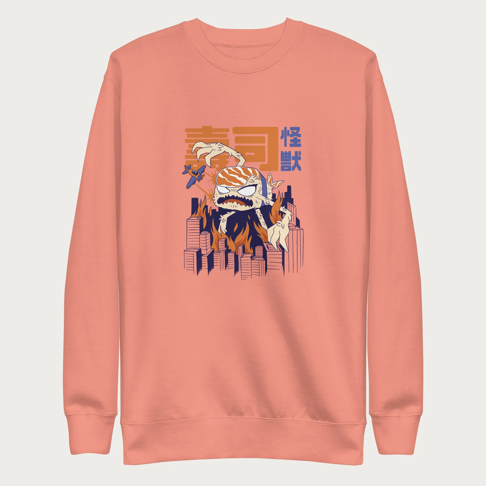 Sushi Kaiju Japanese Sweatshirt - Image 10
