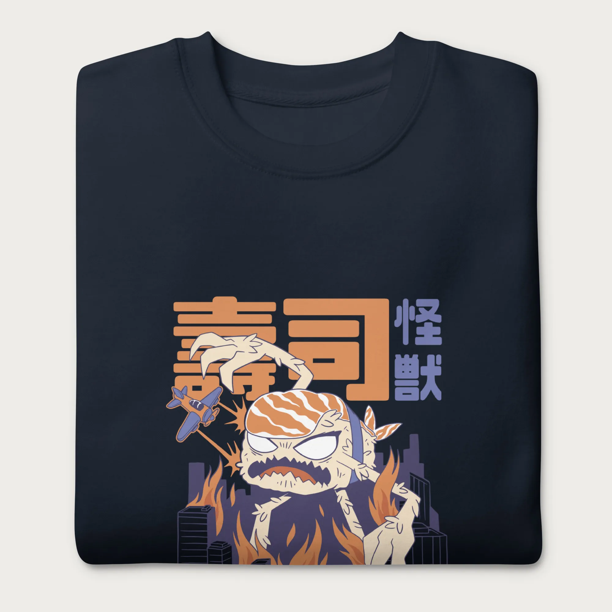 Sushi Kaiju Japanese Sweatshirt - Image 11